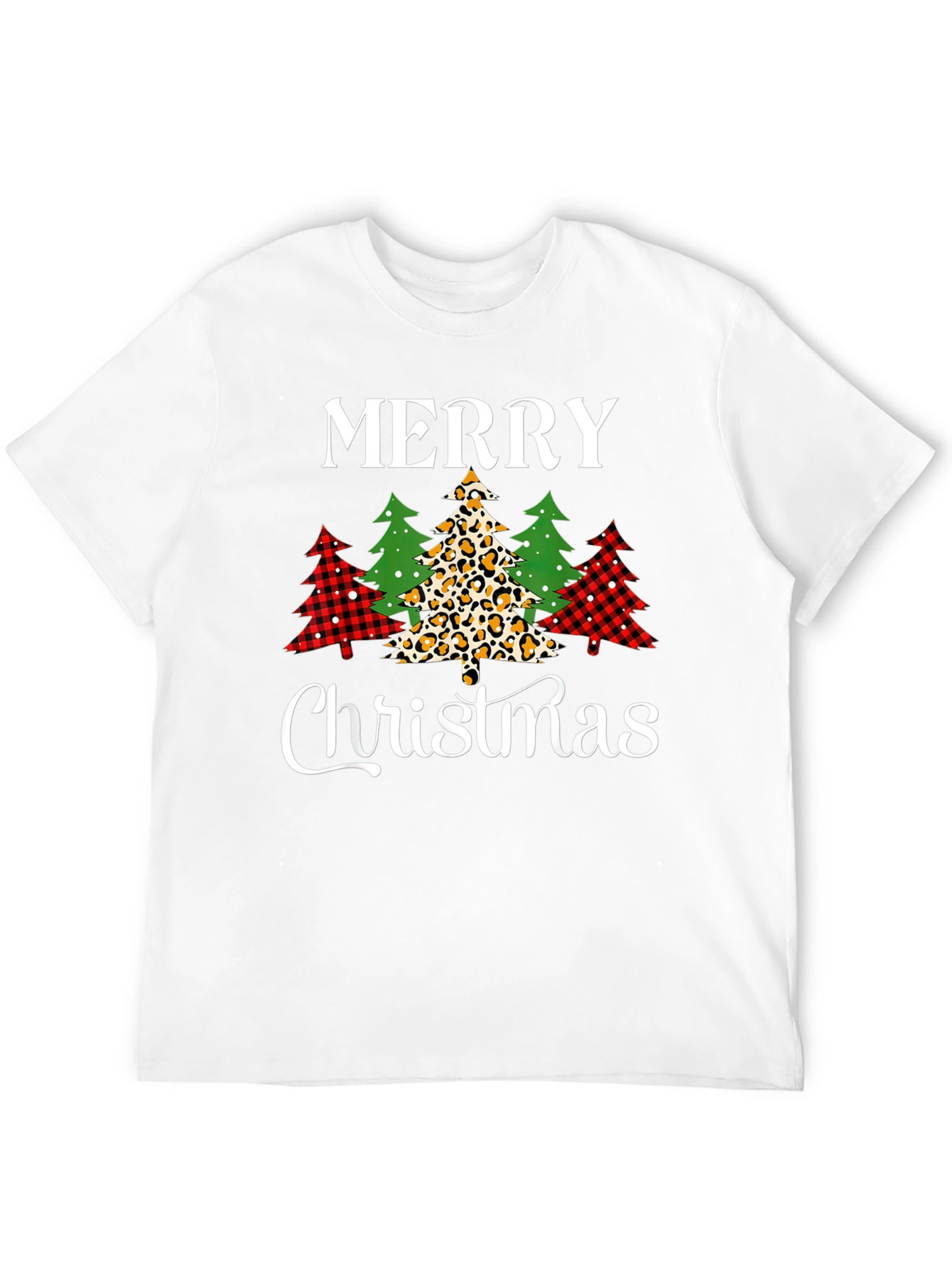 Merry Christmas Tree T-Shirt - Holiday Style