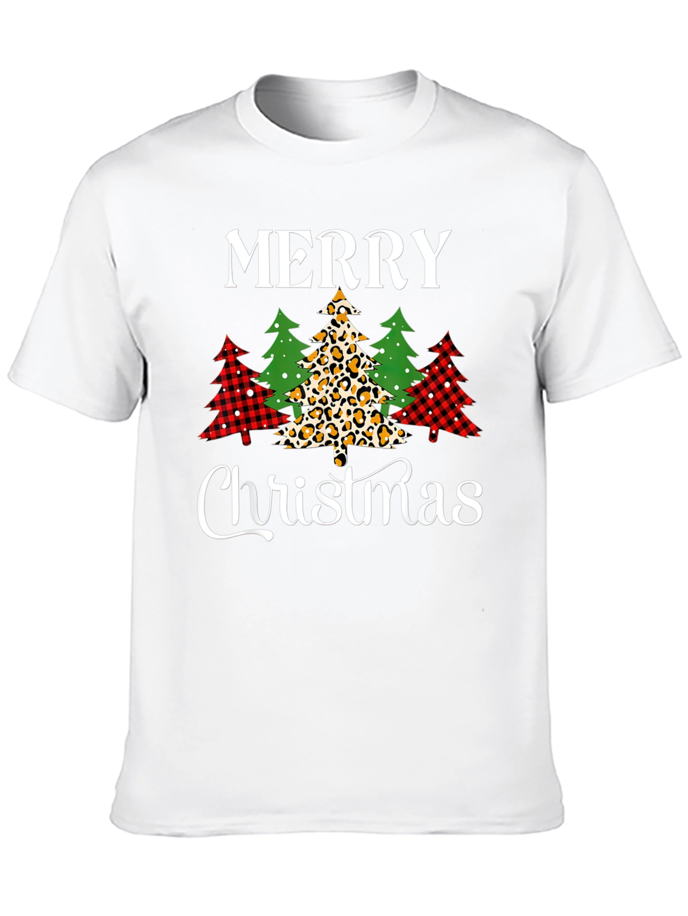 Merry Christmas Tree T-Shirt - Holiday Style