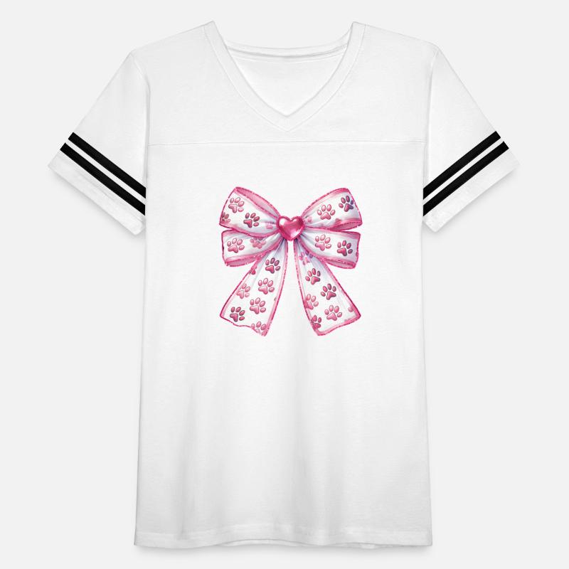 Dog Lover Bow, Valentine Retro