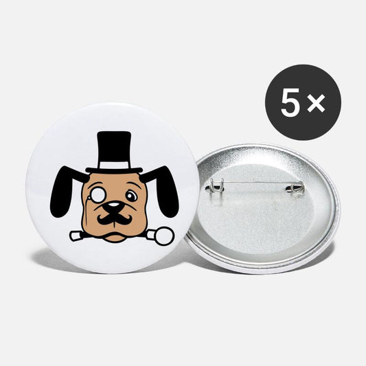 Dog Mr. Sir Top Hat Monocle Glasses Rich Gentleman