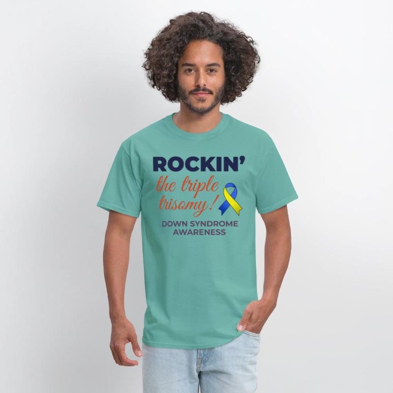 Down Syndrome Awareness Triple Trisomy Rock