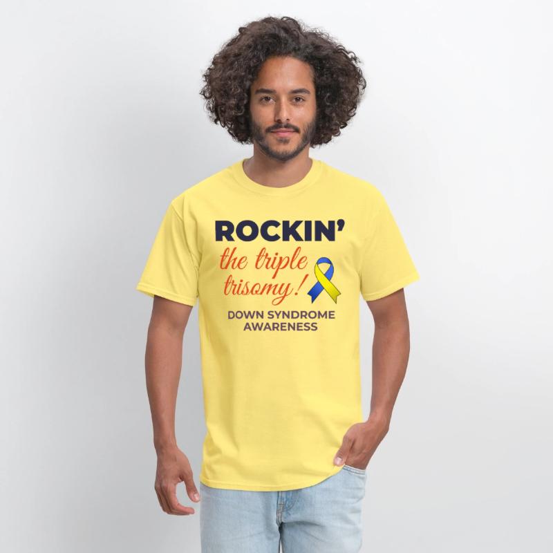 Down Syndrome Awareness Triple Trisomy Rock