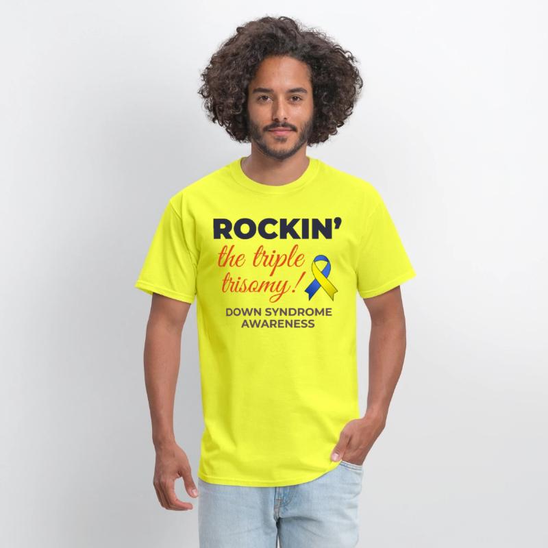 Down Syndrome Awareness Triple Trisomy Rock