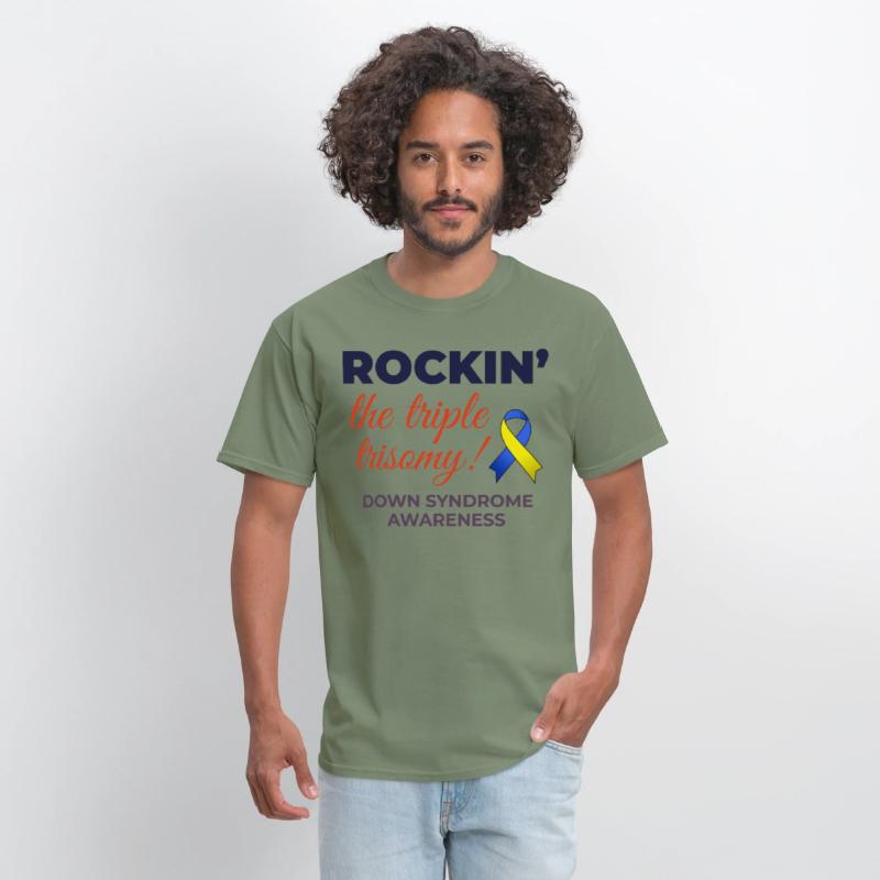 Down Syndrome Awareness Triple Trisomy Rock