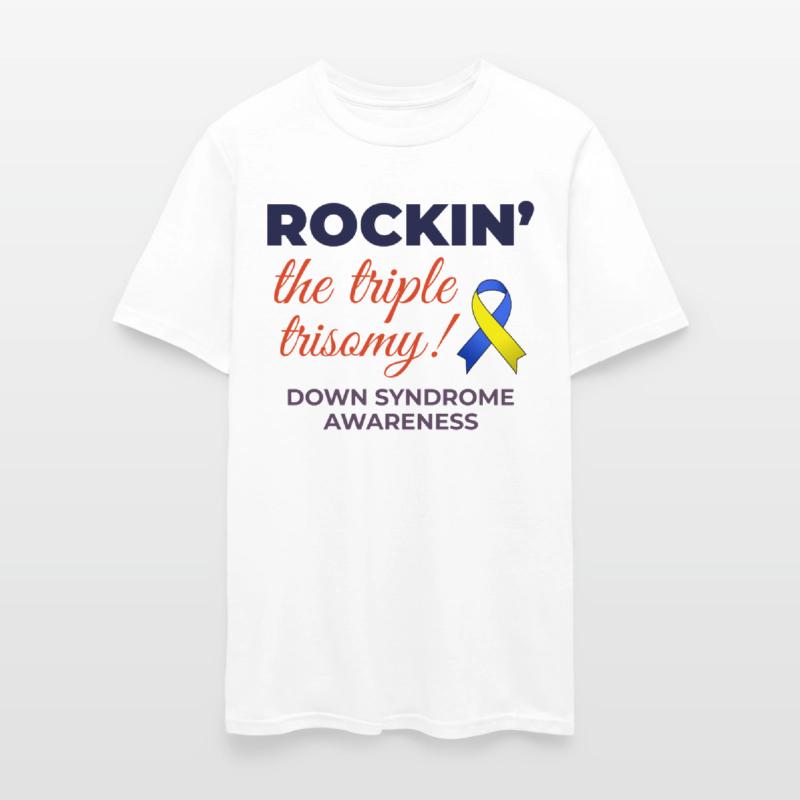 Down Syndrome Awareness Triple Trisomy Rock
