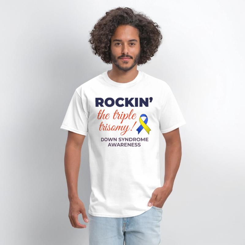 Down Syndrome Awareness Triple Trisomy Rock