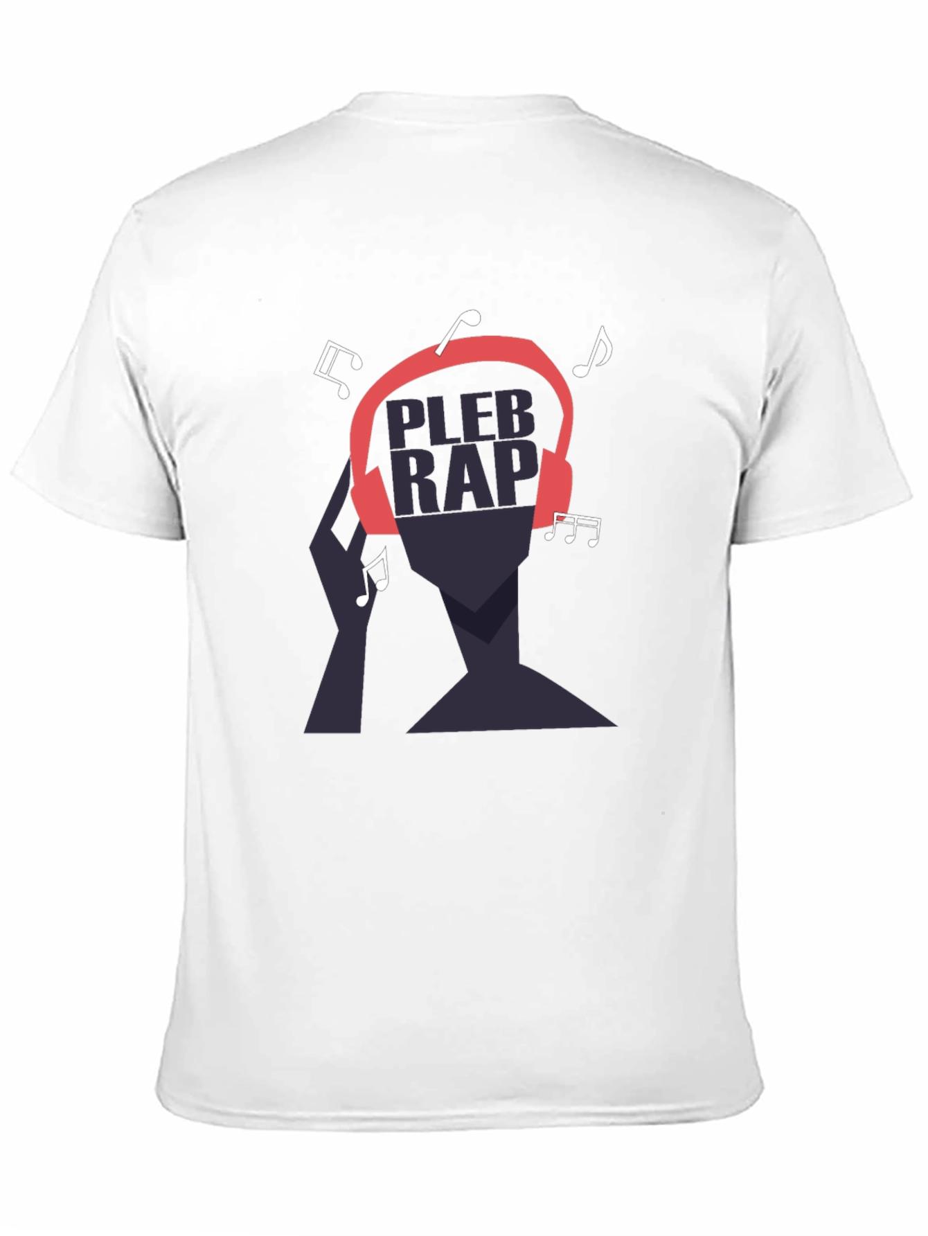 Pleb Rap Graphic T-Shirt - Black Cotton Tee