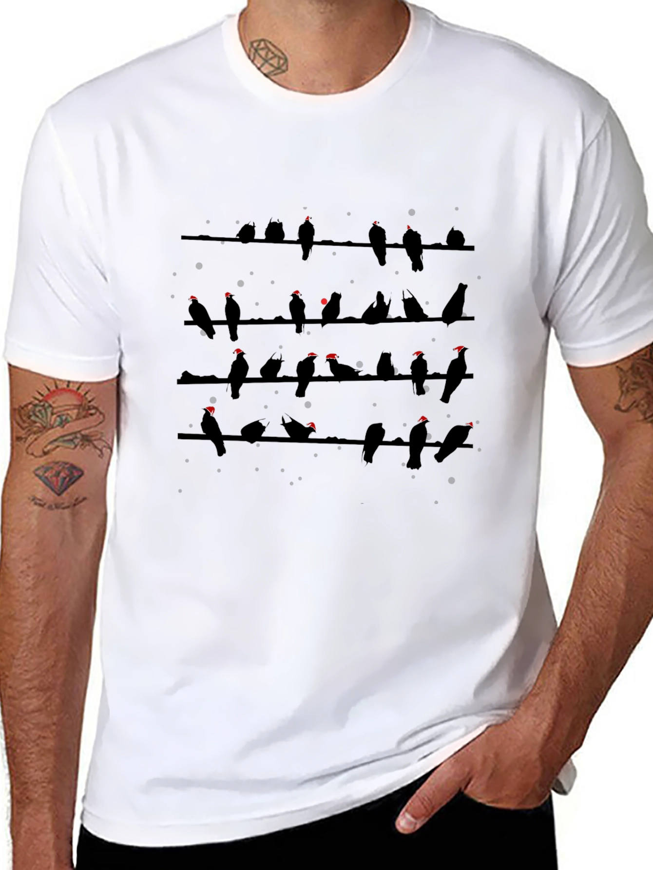 Birds on a Wire Graphic Tee
