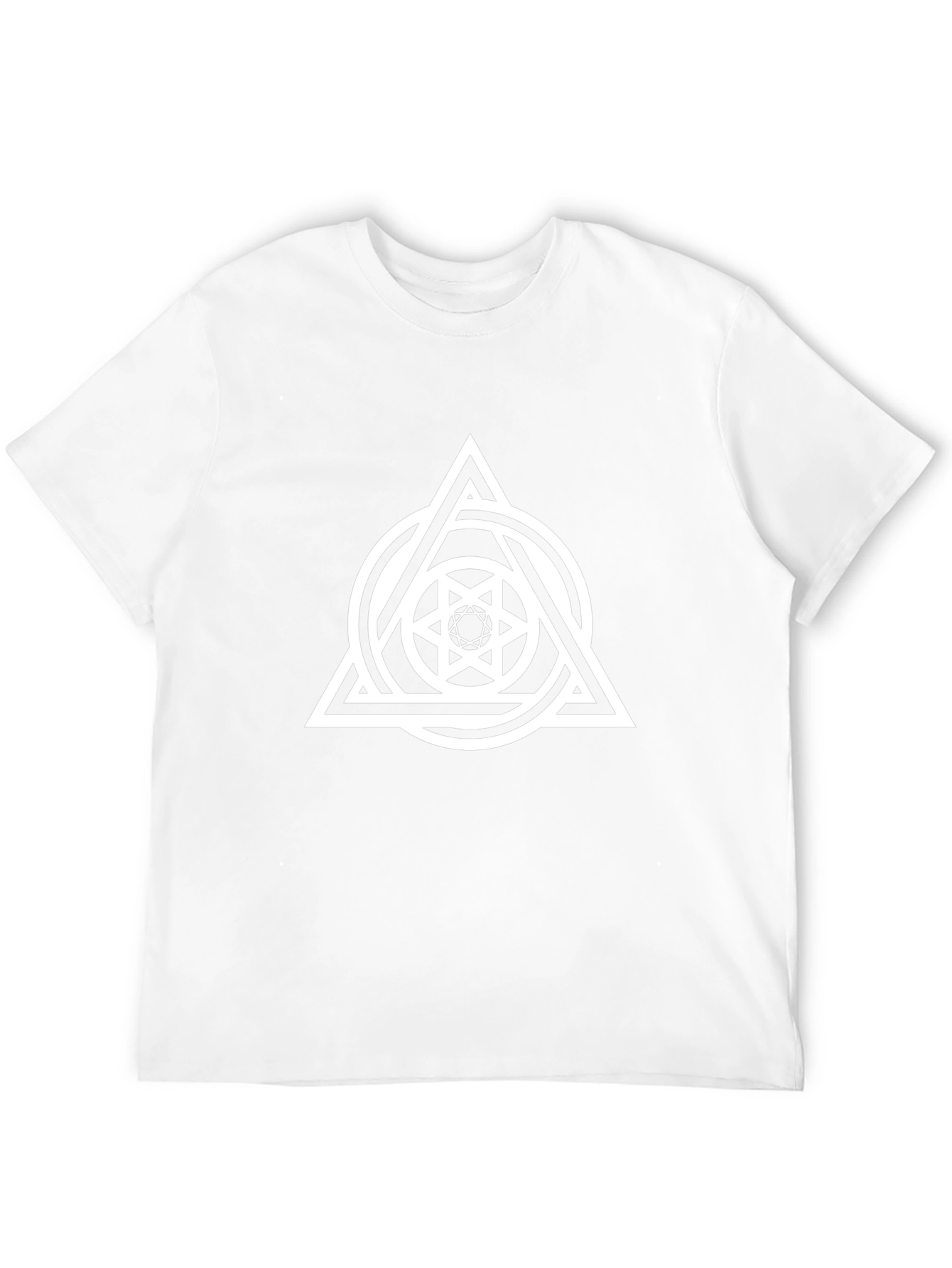 Geometric Graphic Tee - Minimalist Design