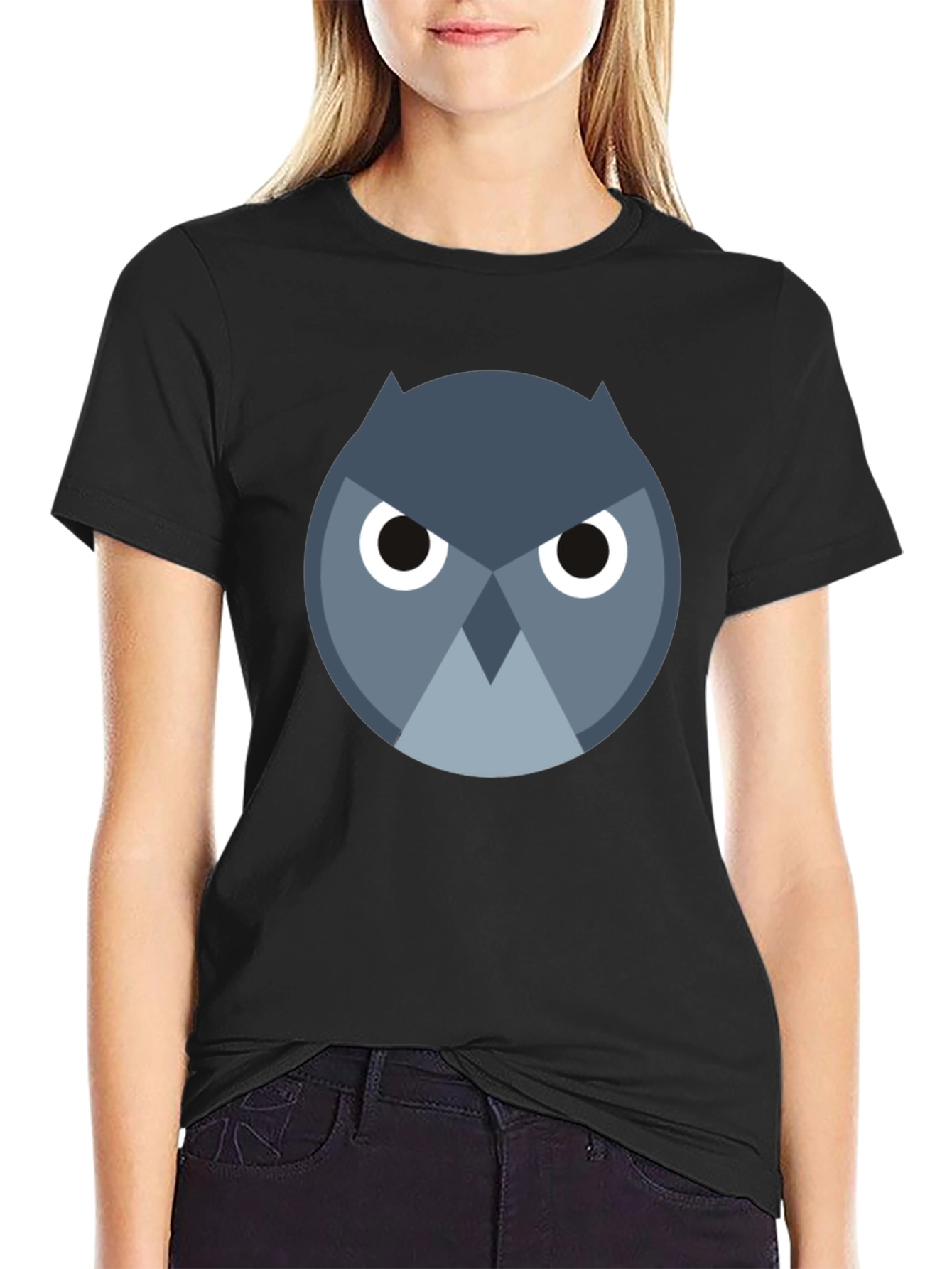Owl Graphic T-Shirt - Mens Black Tee