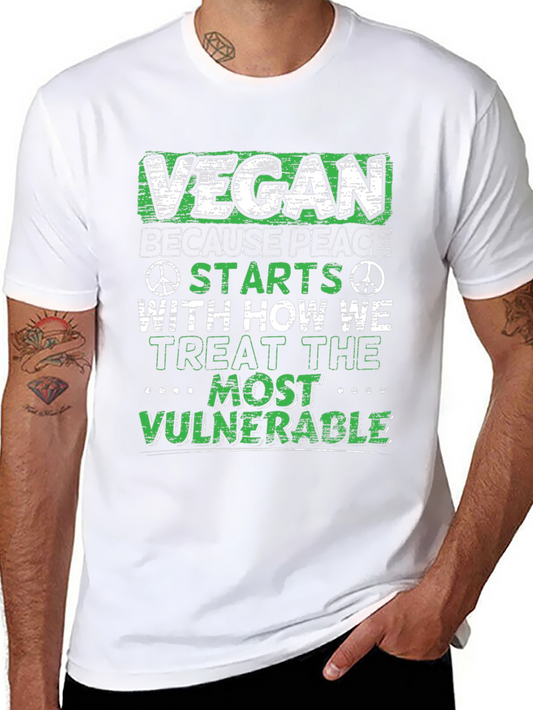 Vegan Peace T-Shirt: Vulnerable Animals