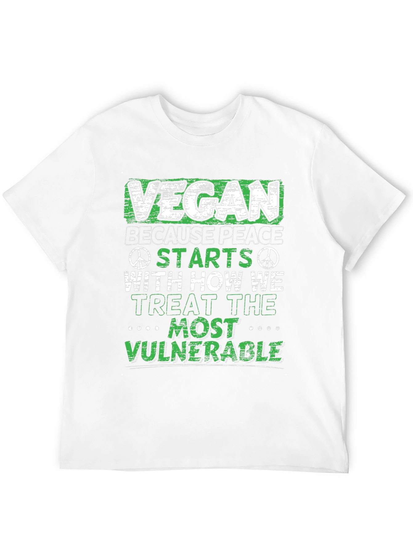 Vegan Peace T-Shirt: Vulnerable Animals
