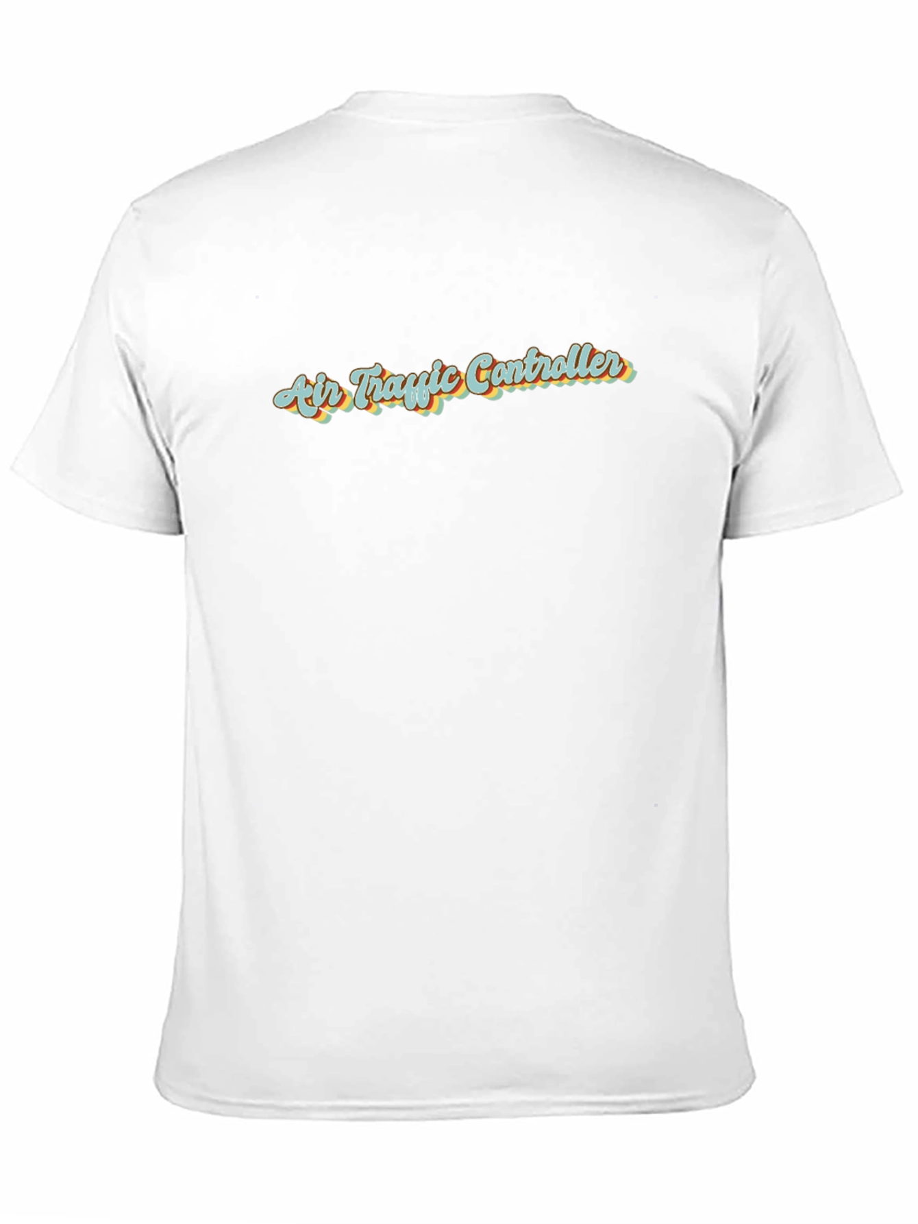 Air Traffic Controller Retro Style Black T-Shirt