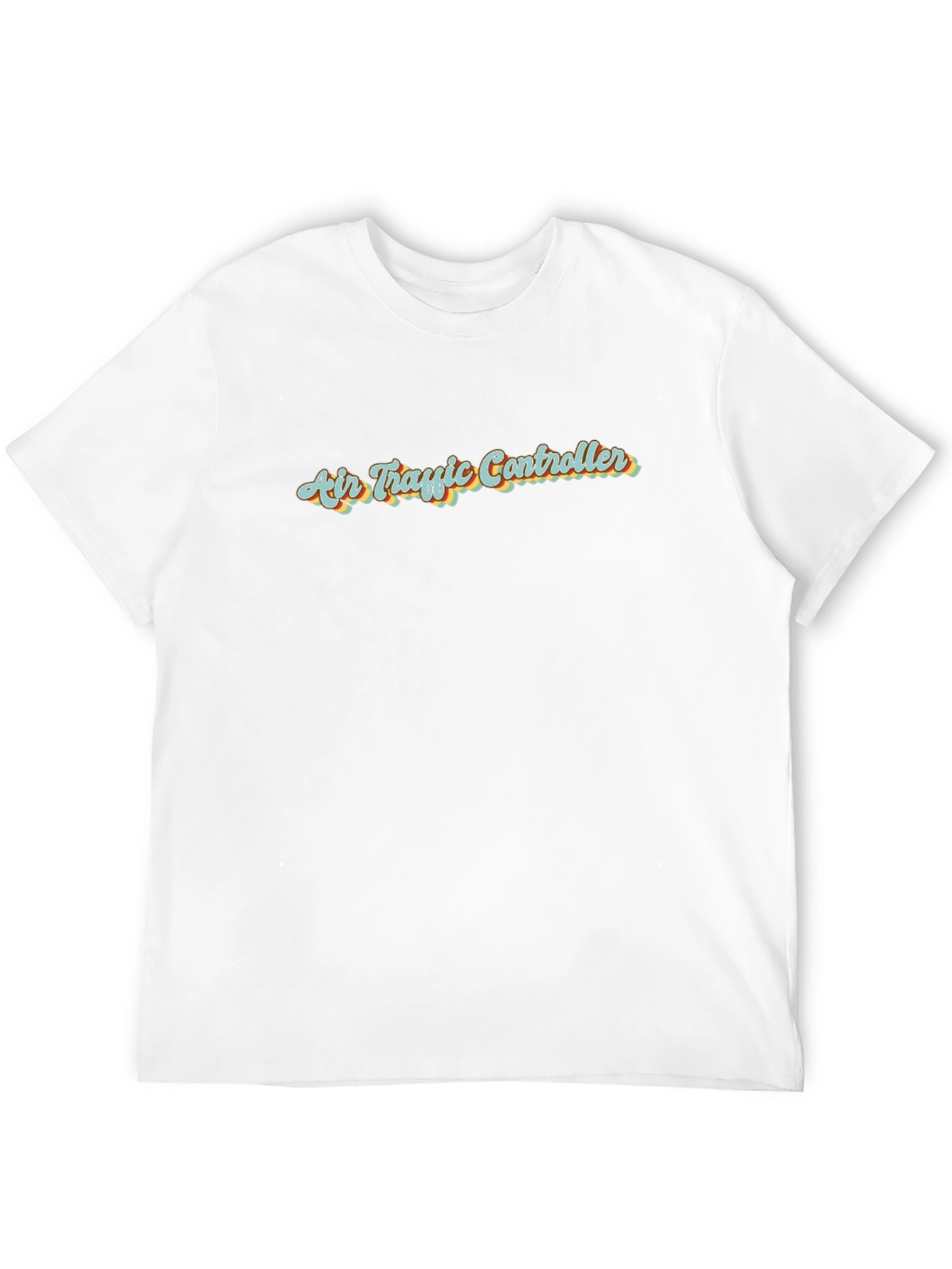 Air Traffic Controller Retro Style Black T-Shirt