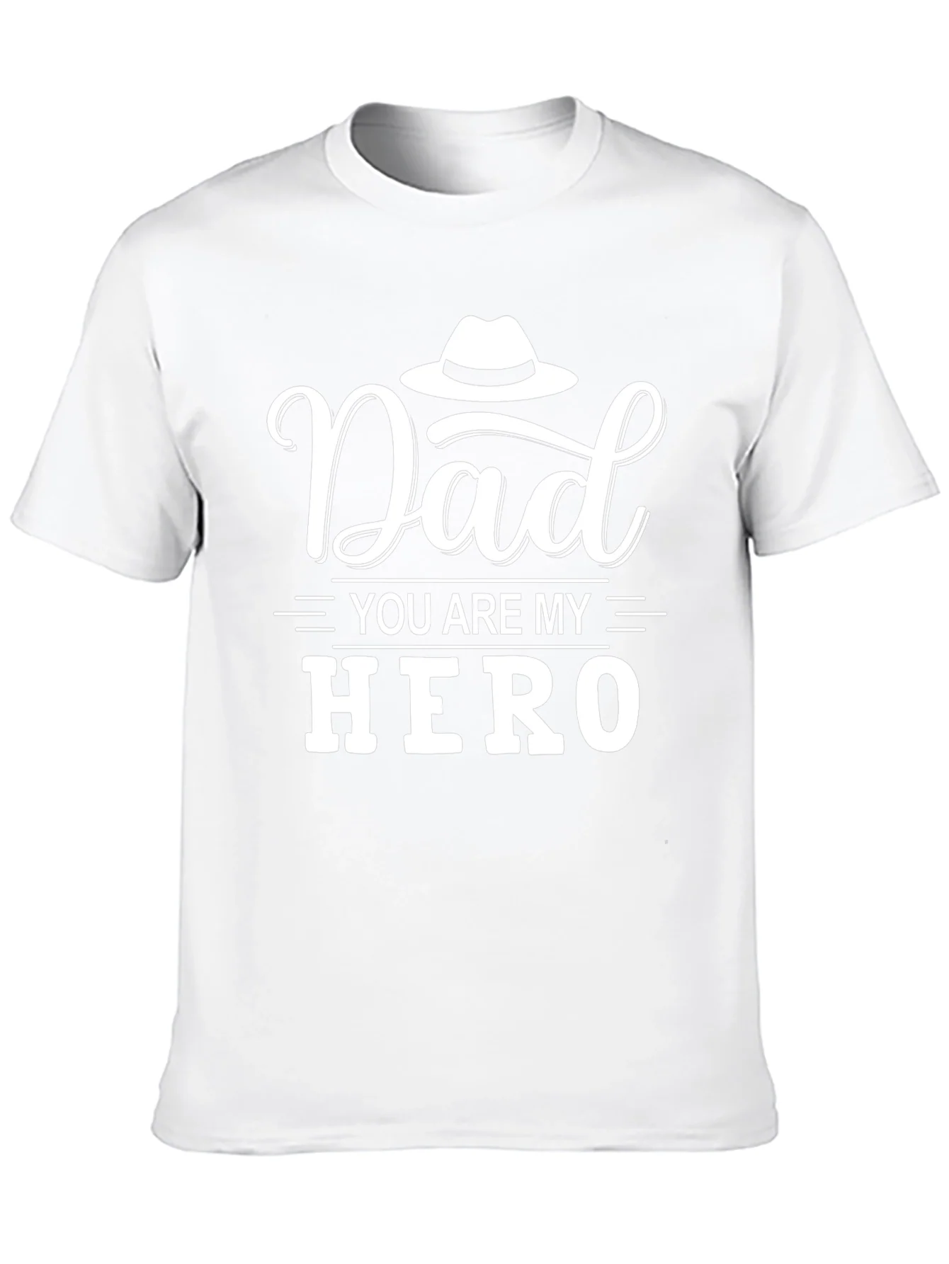 Dad You Are My Hero Black T-Shirt