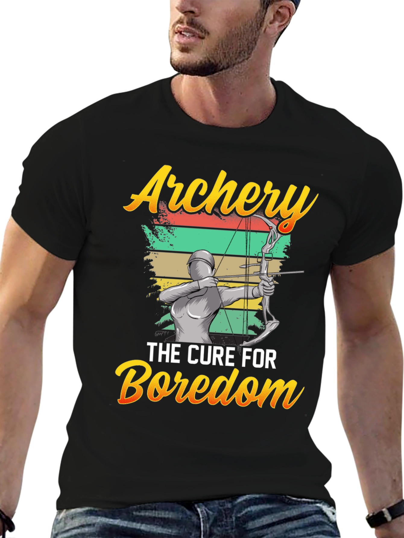 Archery: The Cure for Boredom Graphic T-Shirt