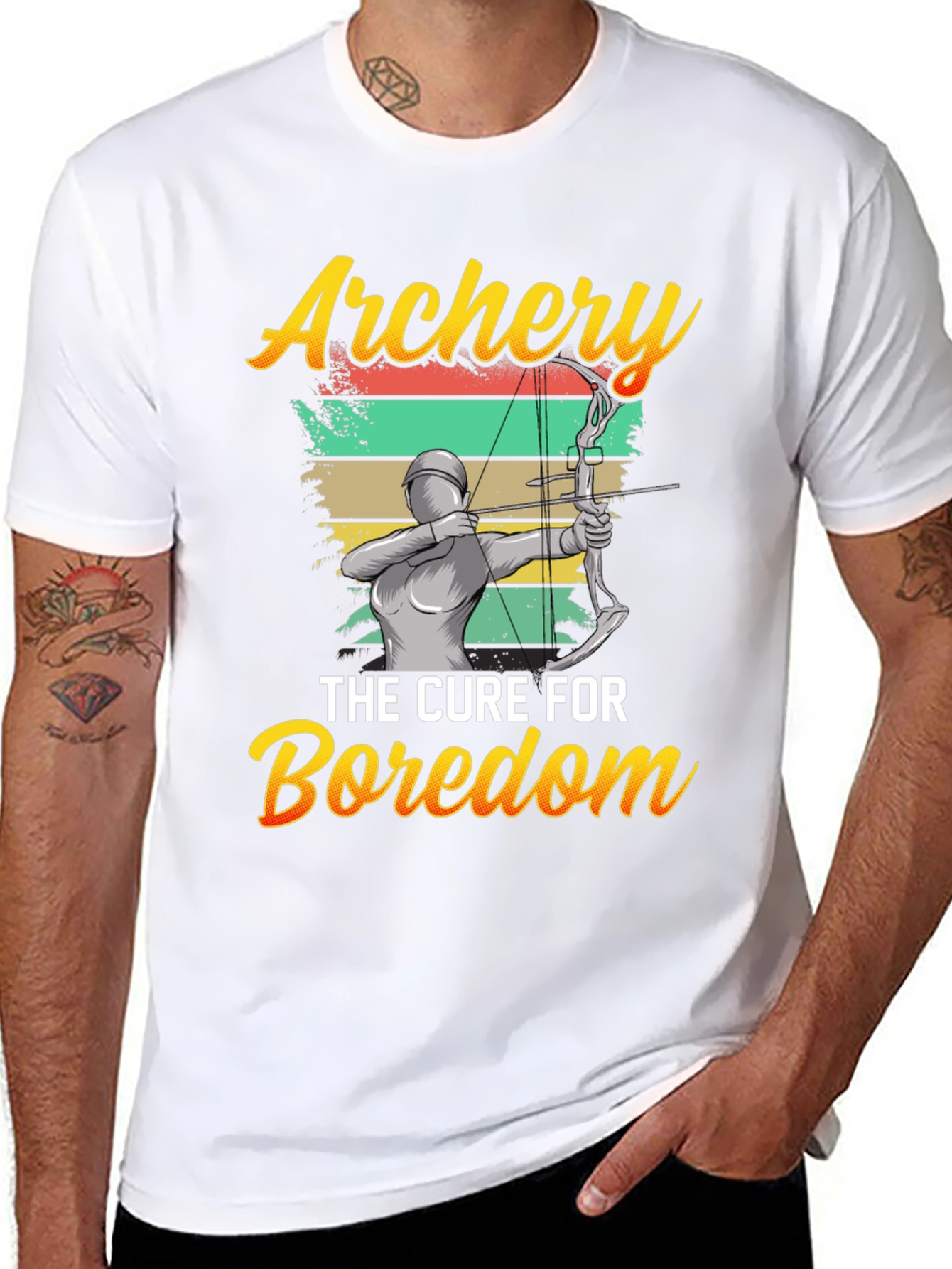 Archery: The Cure for Boredom Graphic T-Shirt