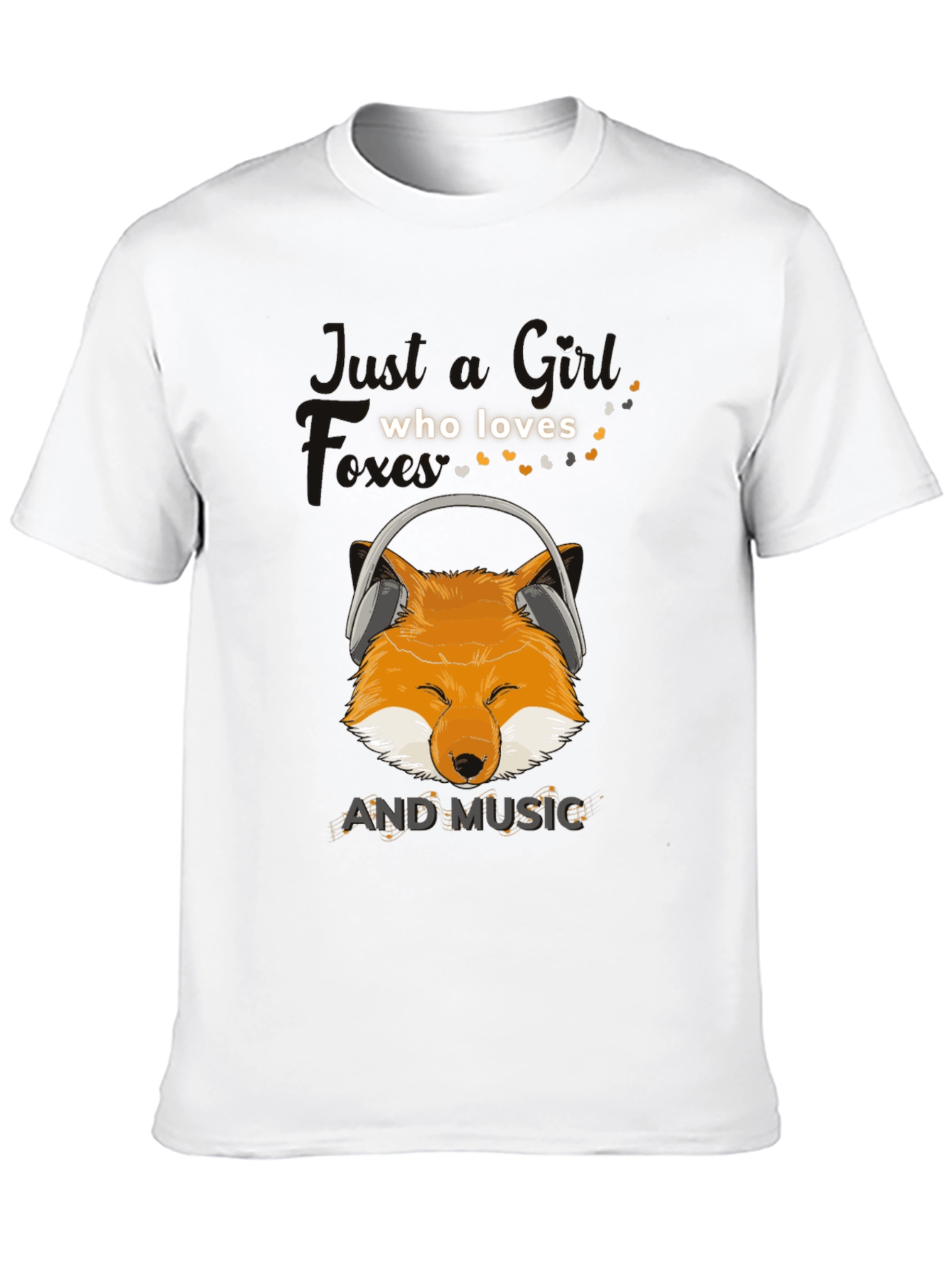 Fox Loves Music T-Shirt