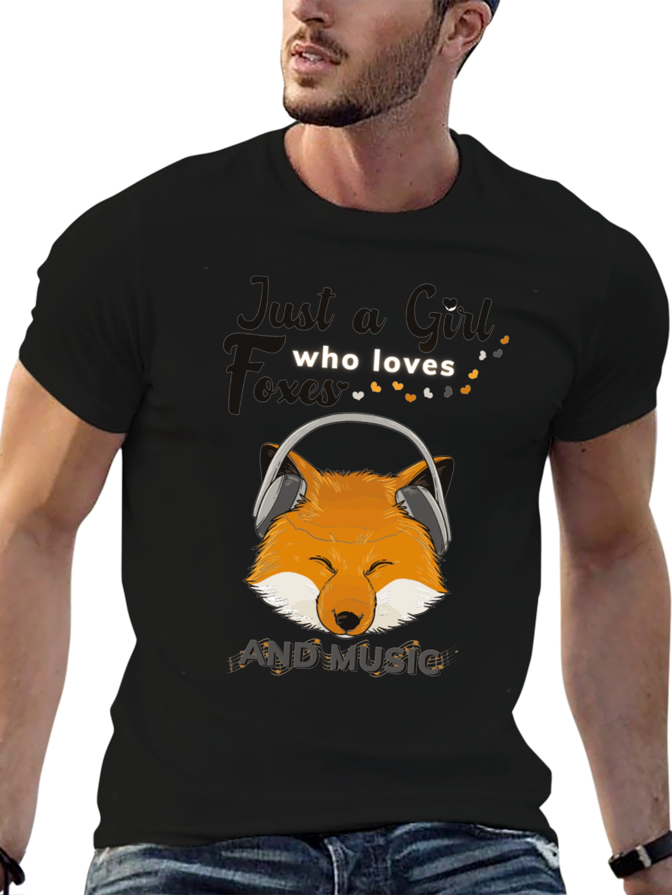 Fox Loves Music T-Shirt