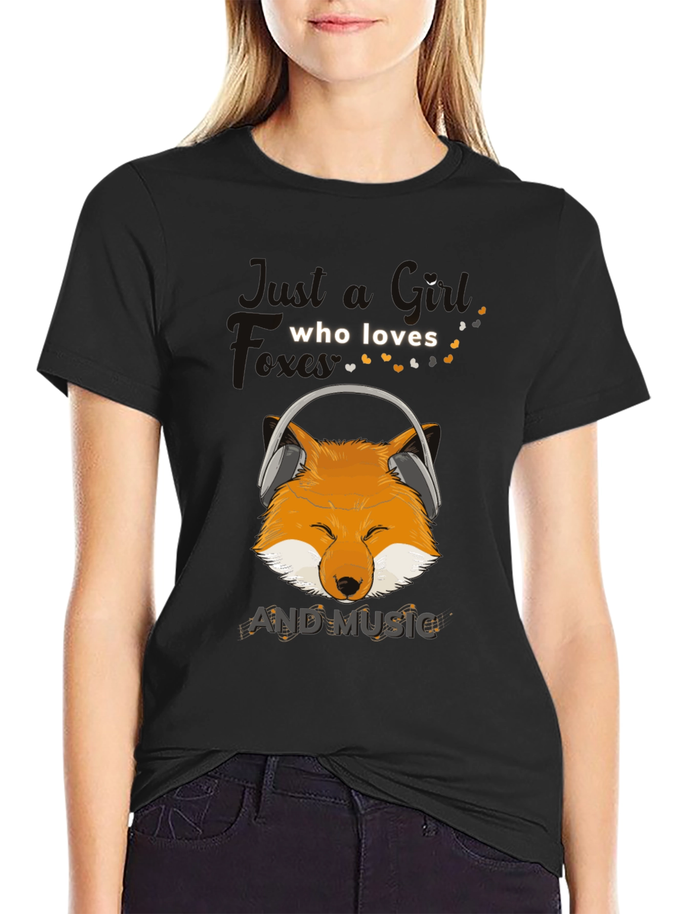 Fox Loves Music T-Shirt