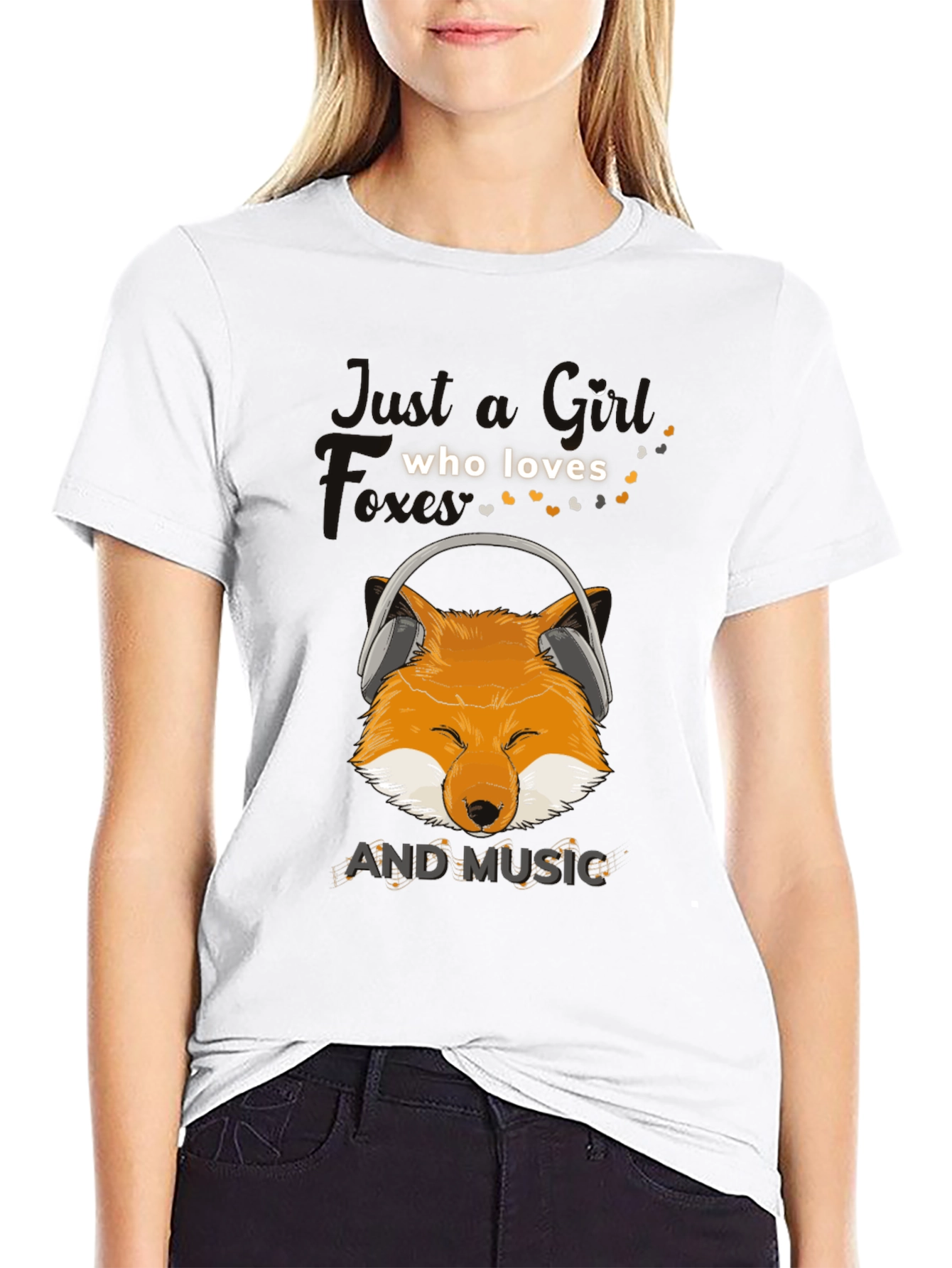 Fox Loves Music T-Shirt