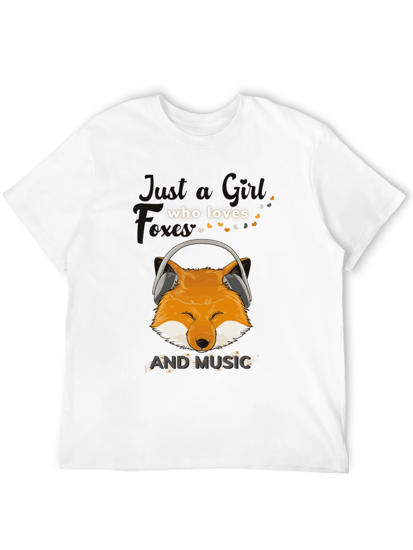 Fox Loves Music T-Shirt