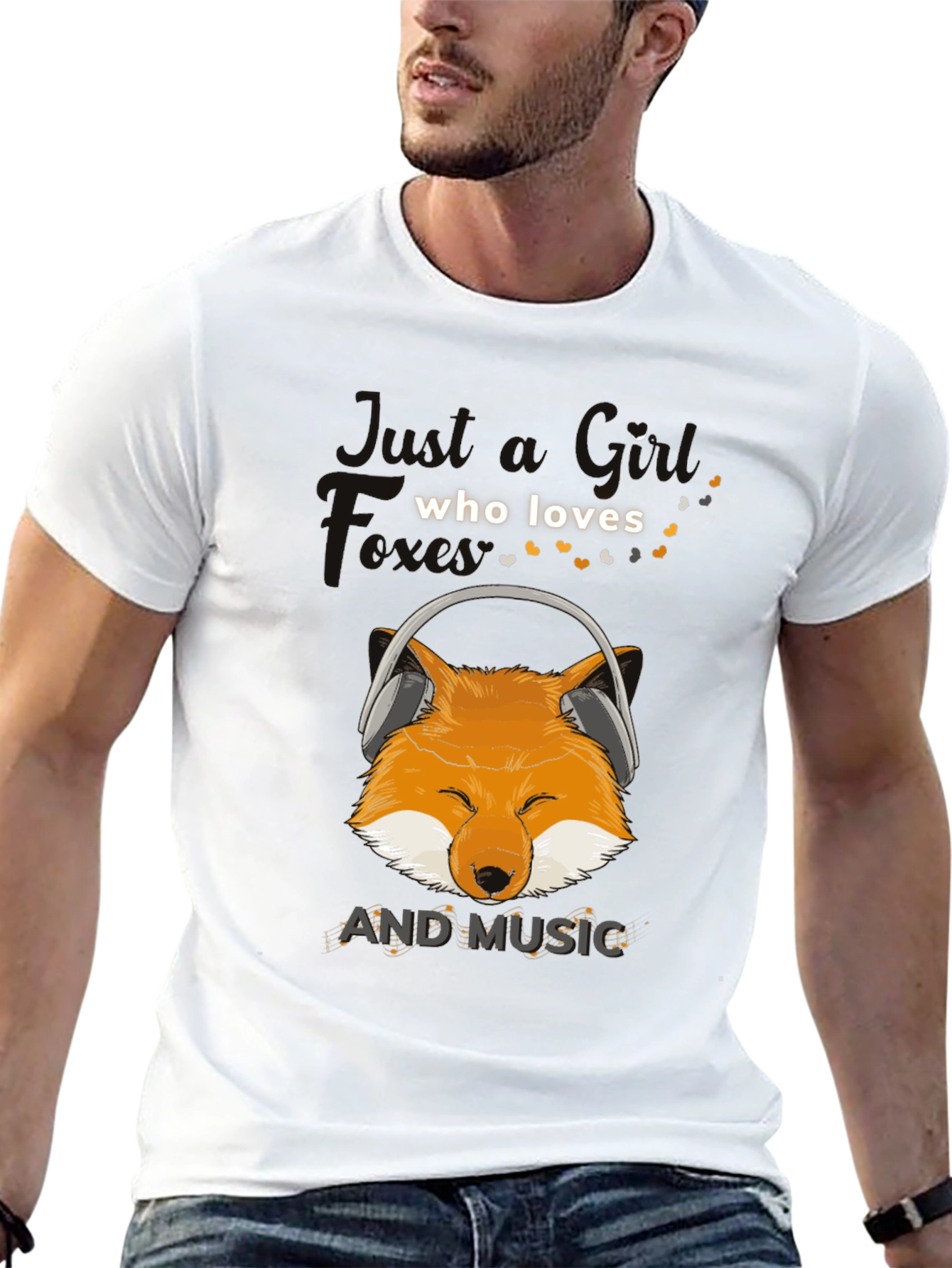 Fox Loves Music T-Shirt