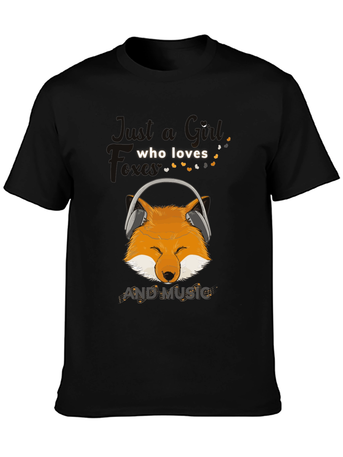 Fox Loves Music T-Shirt