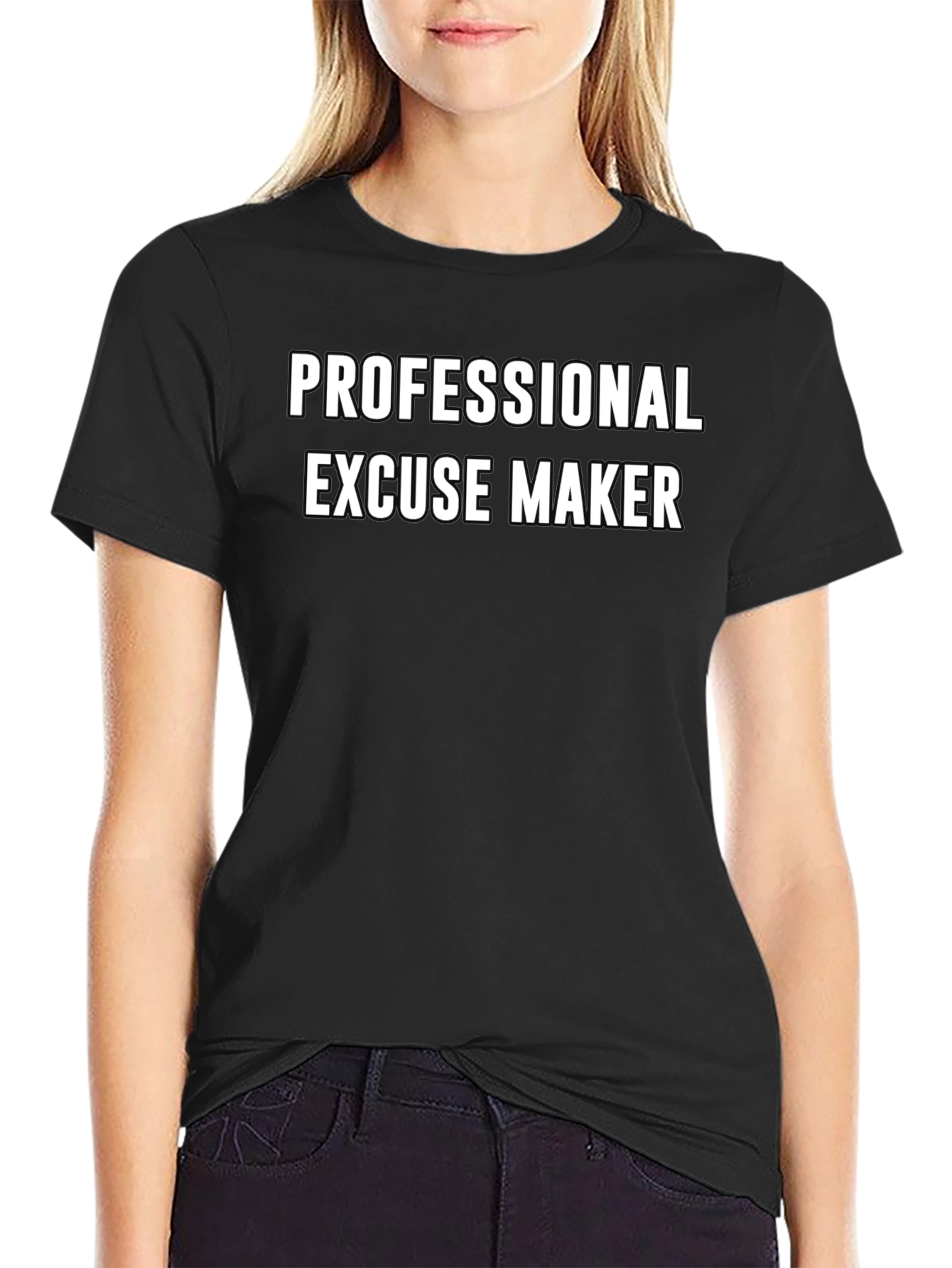 Professional Excuse Maker Black T-Shirt