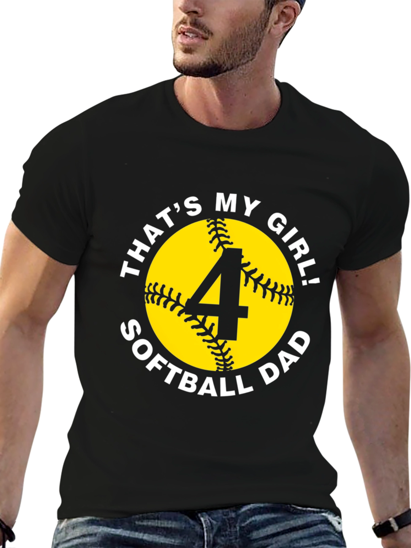 Thats My Girl! Softball Dad T-Shirt