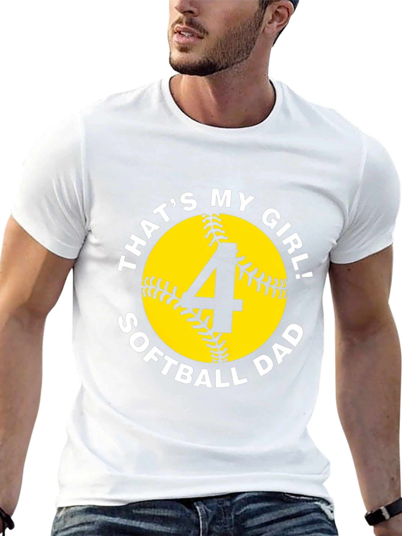 Thats My Girl! Softball Dad T-Shirt