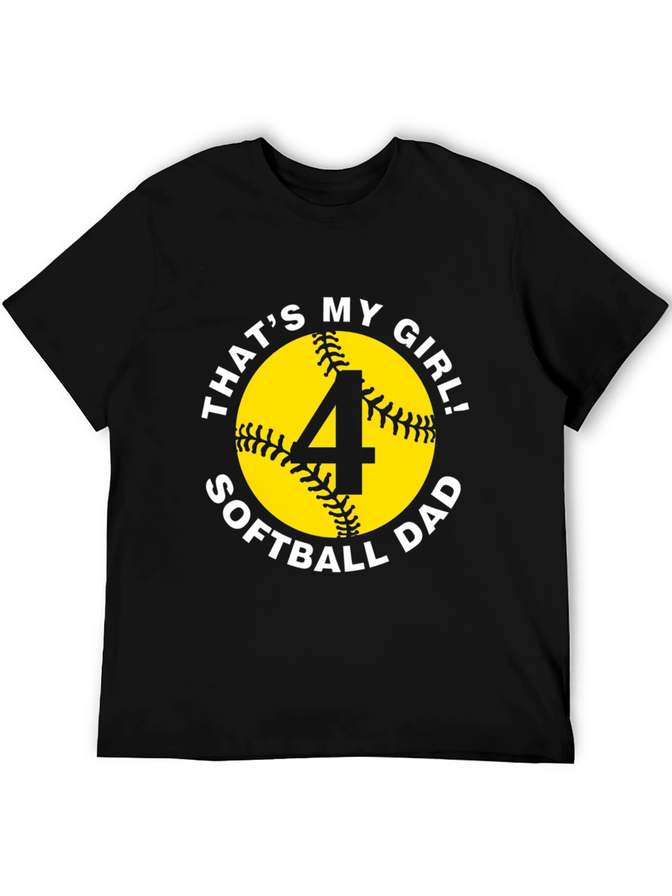 Thats My Girl! Softball Dad T-Shirt