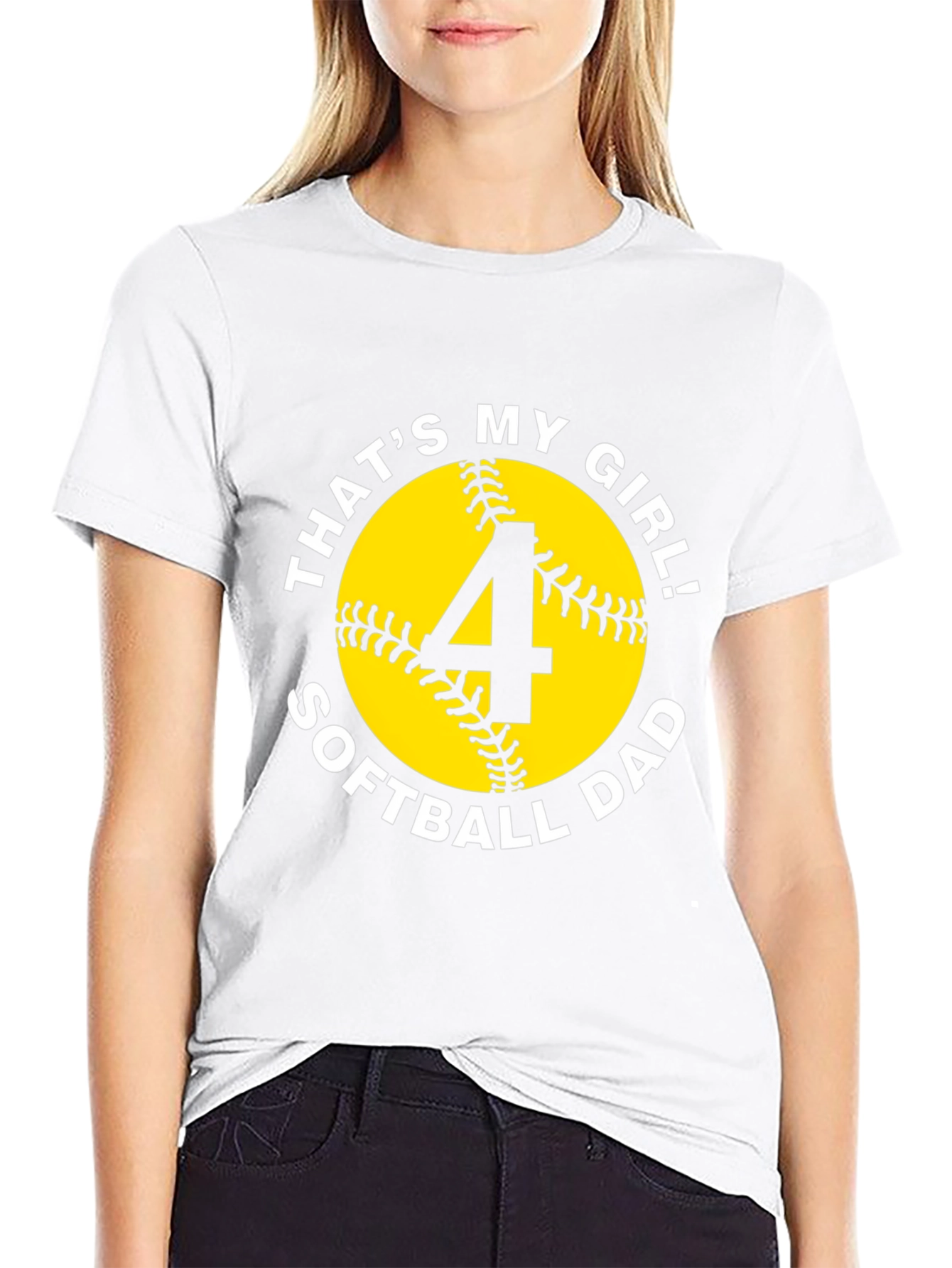 Thats My Girl! Softball Dad T-Shirt