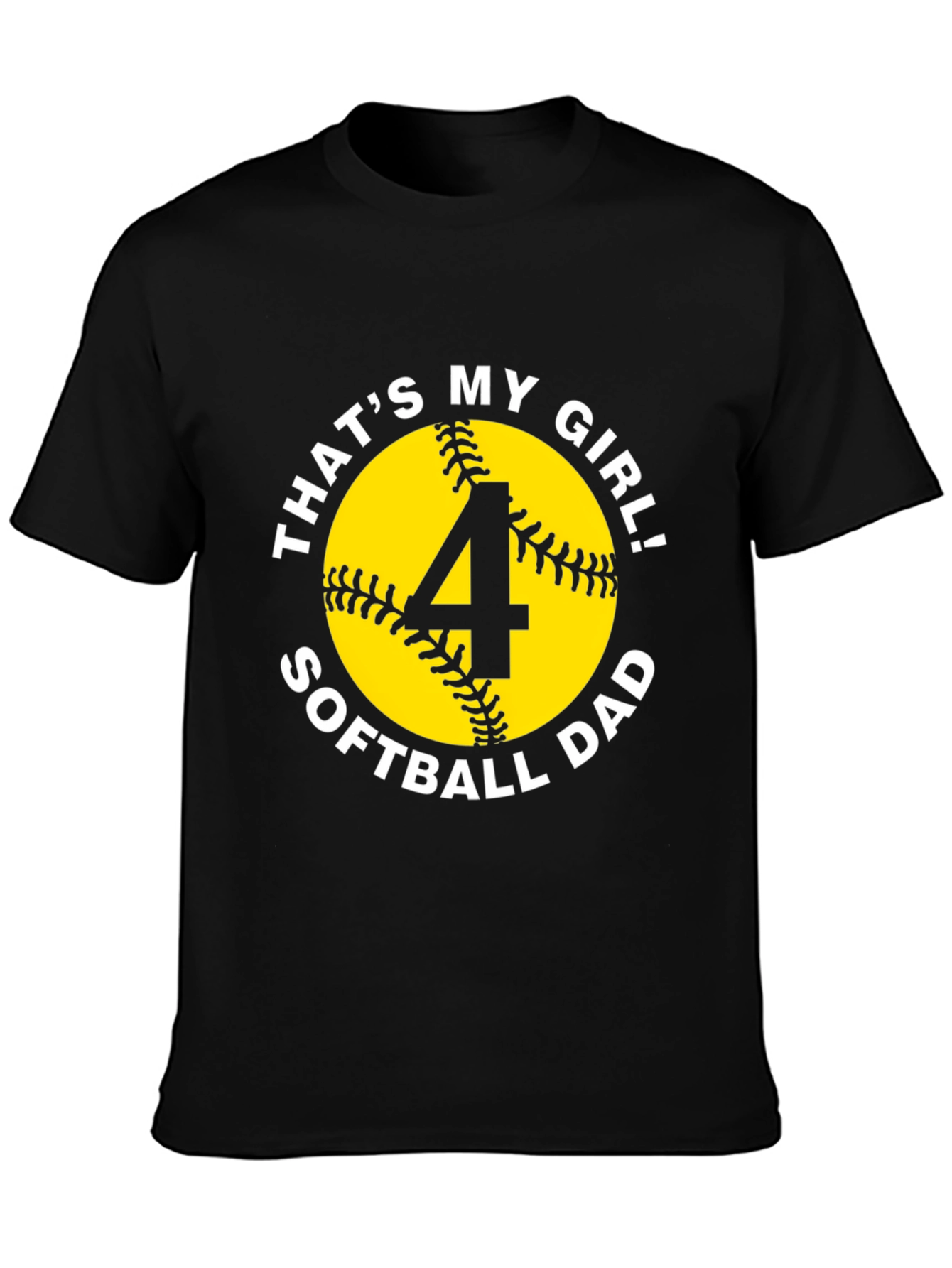 Thats My Girl! Softball Dad T-Shirt