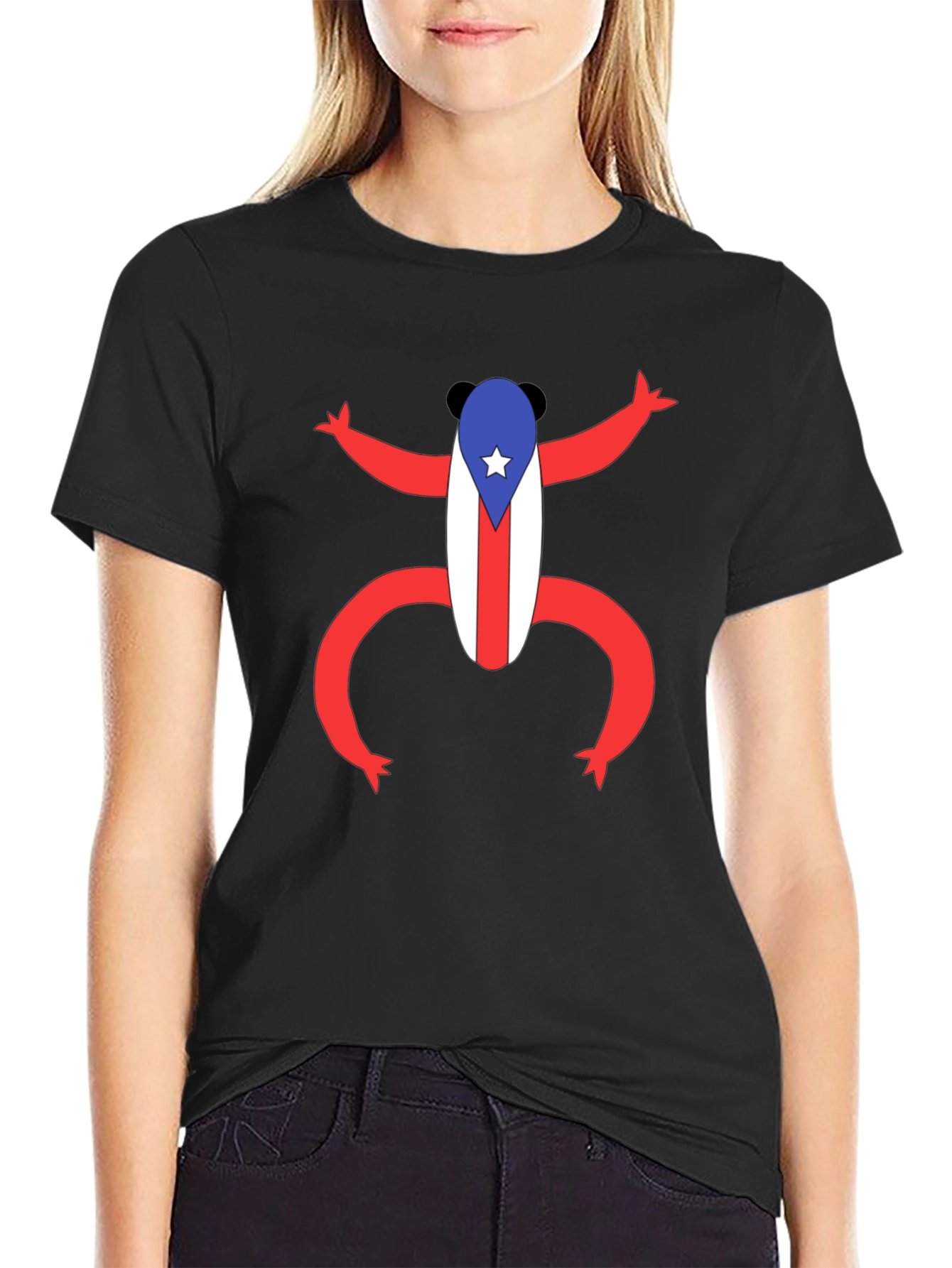 Puerto Rico Coqui T-Shirt Black
