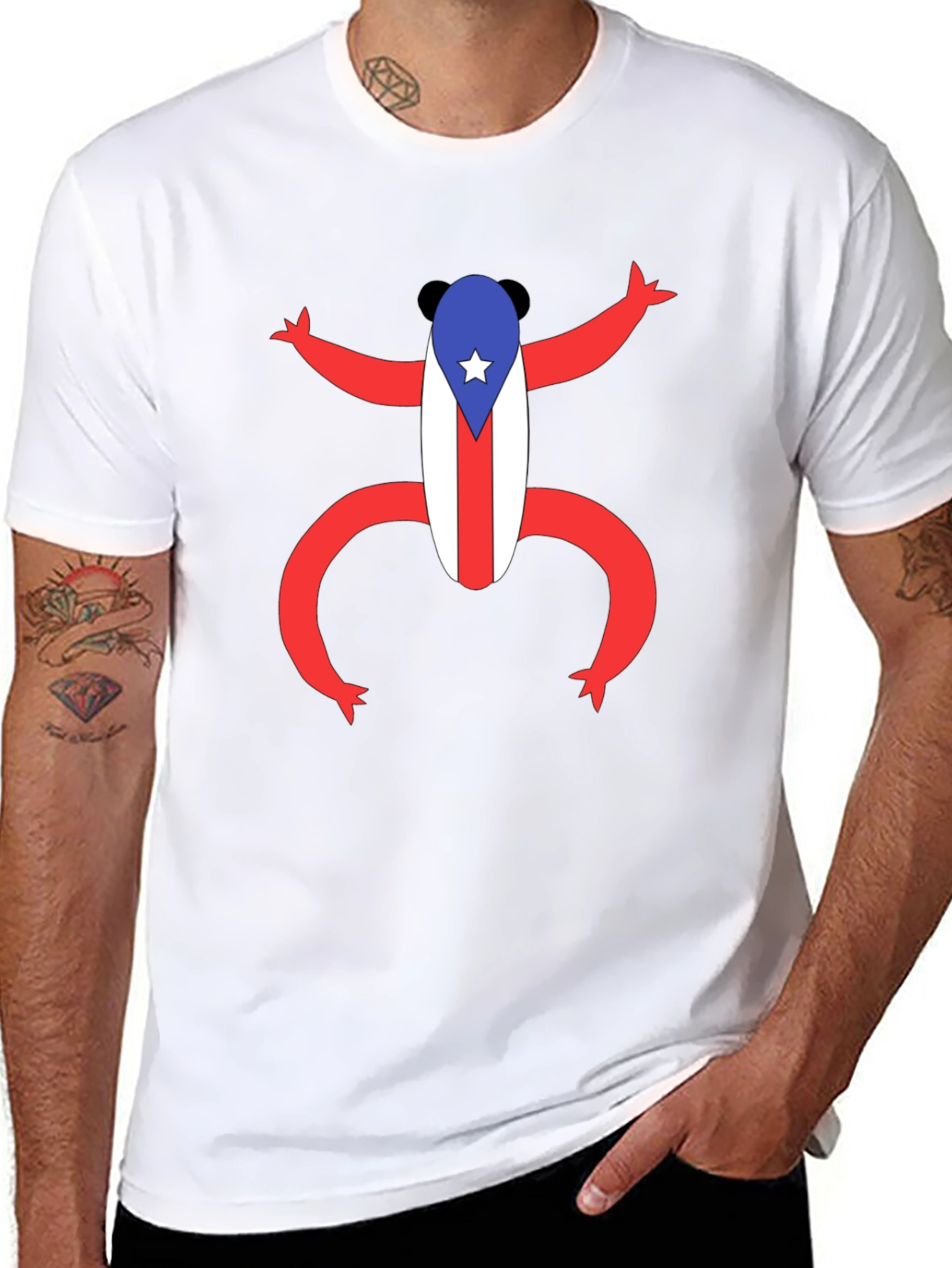Puerto Rico Coqui T-Shirt Black