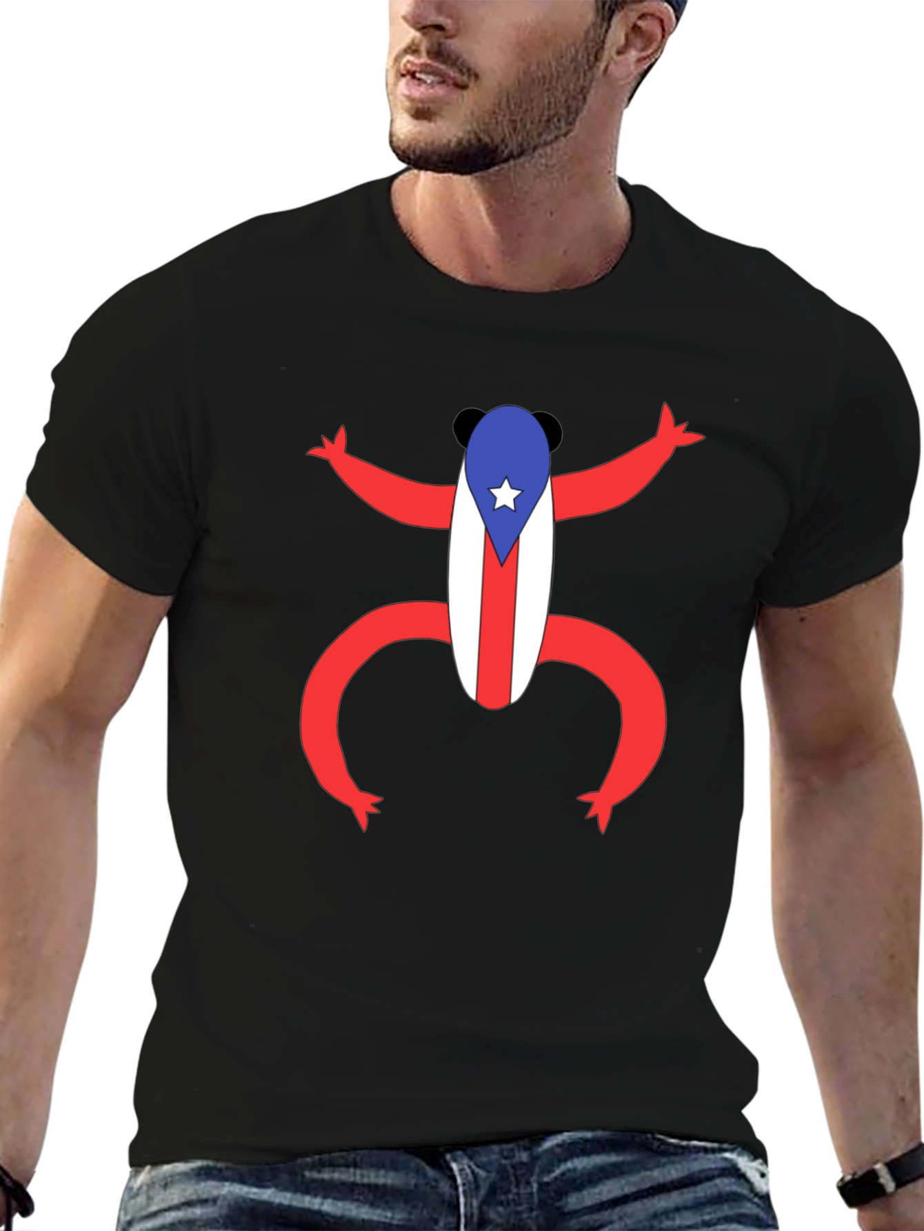 Puerto Rico Coqui T-Shirt Black
