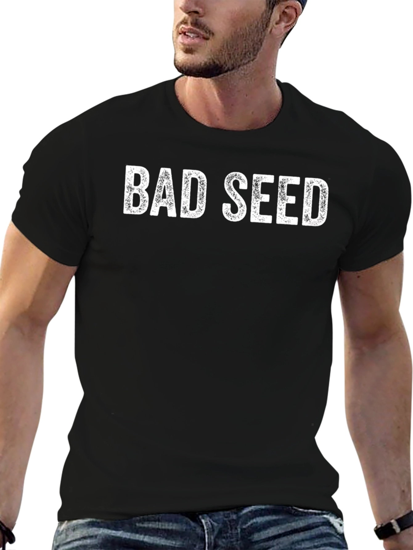 Bad Seed Graphic T-Shirt - Distressed Print
