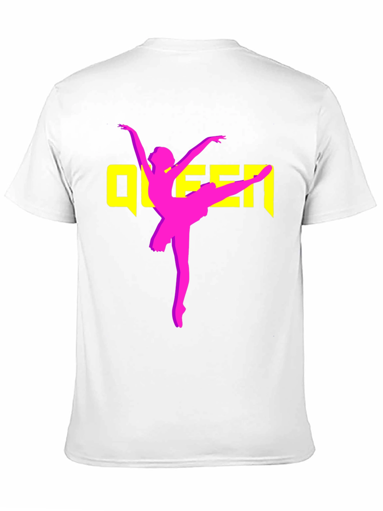 Queen Ballet Dancer Graphic T-Shirt - Black
