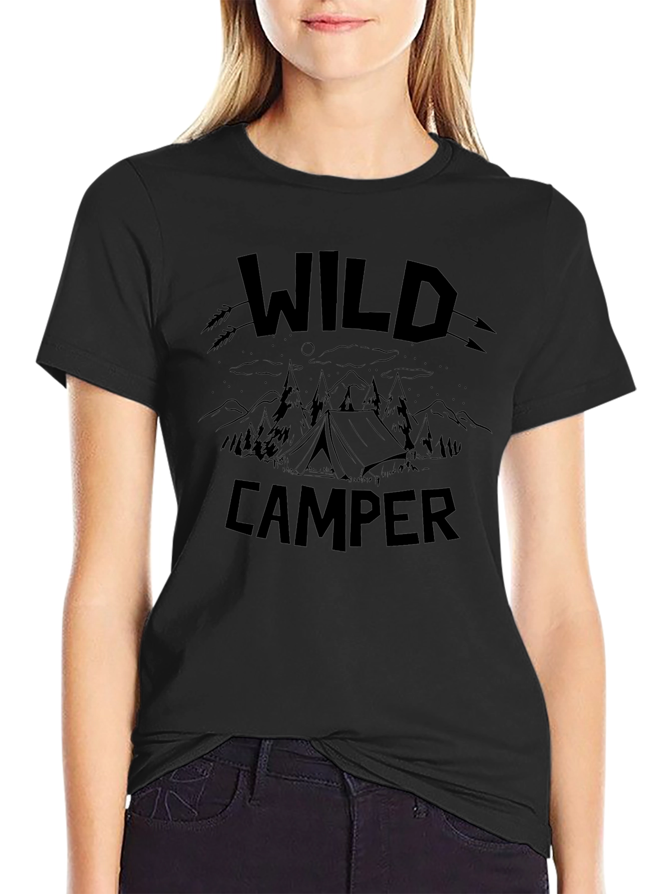 Wild Camper Graphic Tee - Outdoor Adventure Shirt