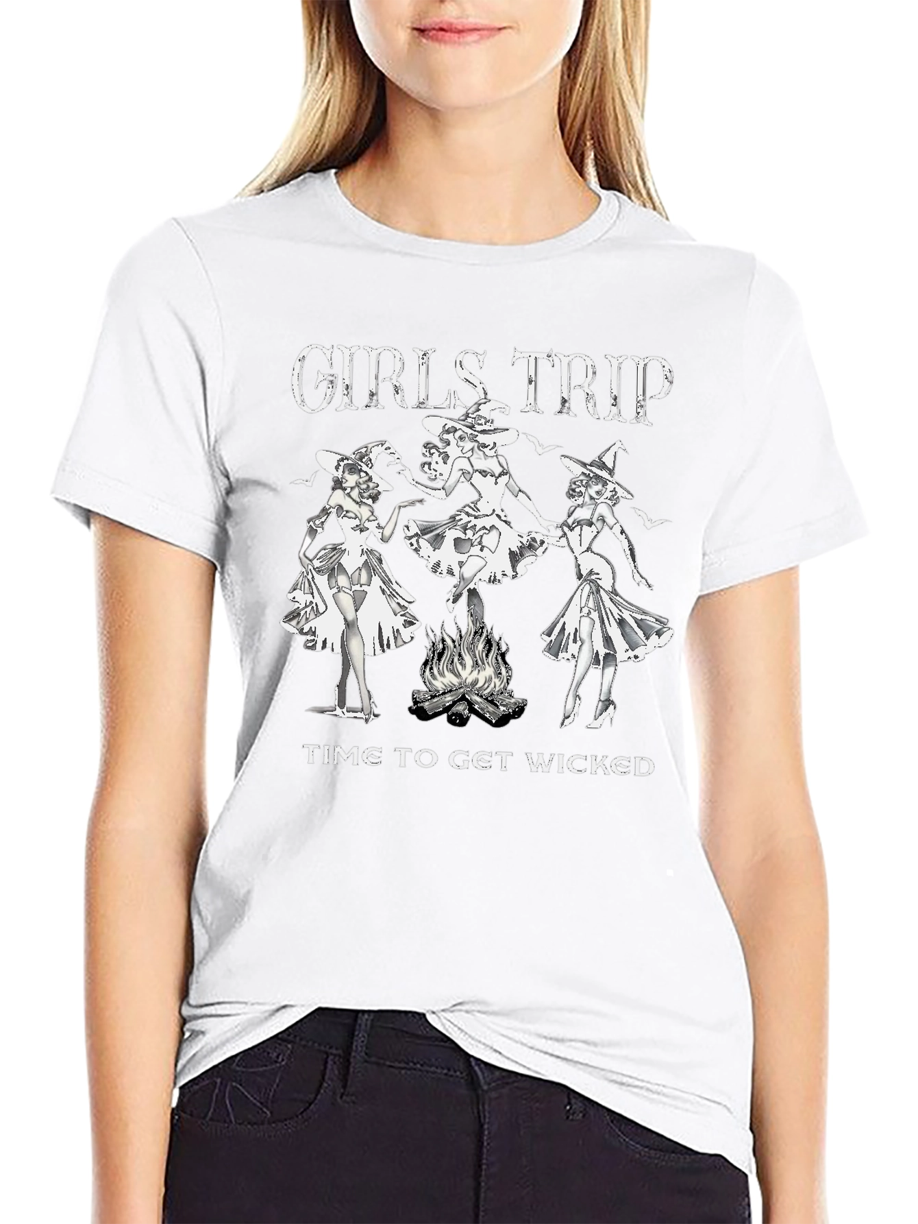 Girls Trip Witch T-Shirt - Time to Get Wicked