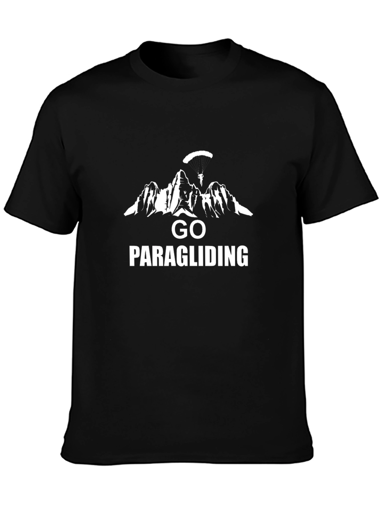 Go Paragliding T-Shirt - Mountain Adventure Tee