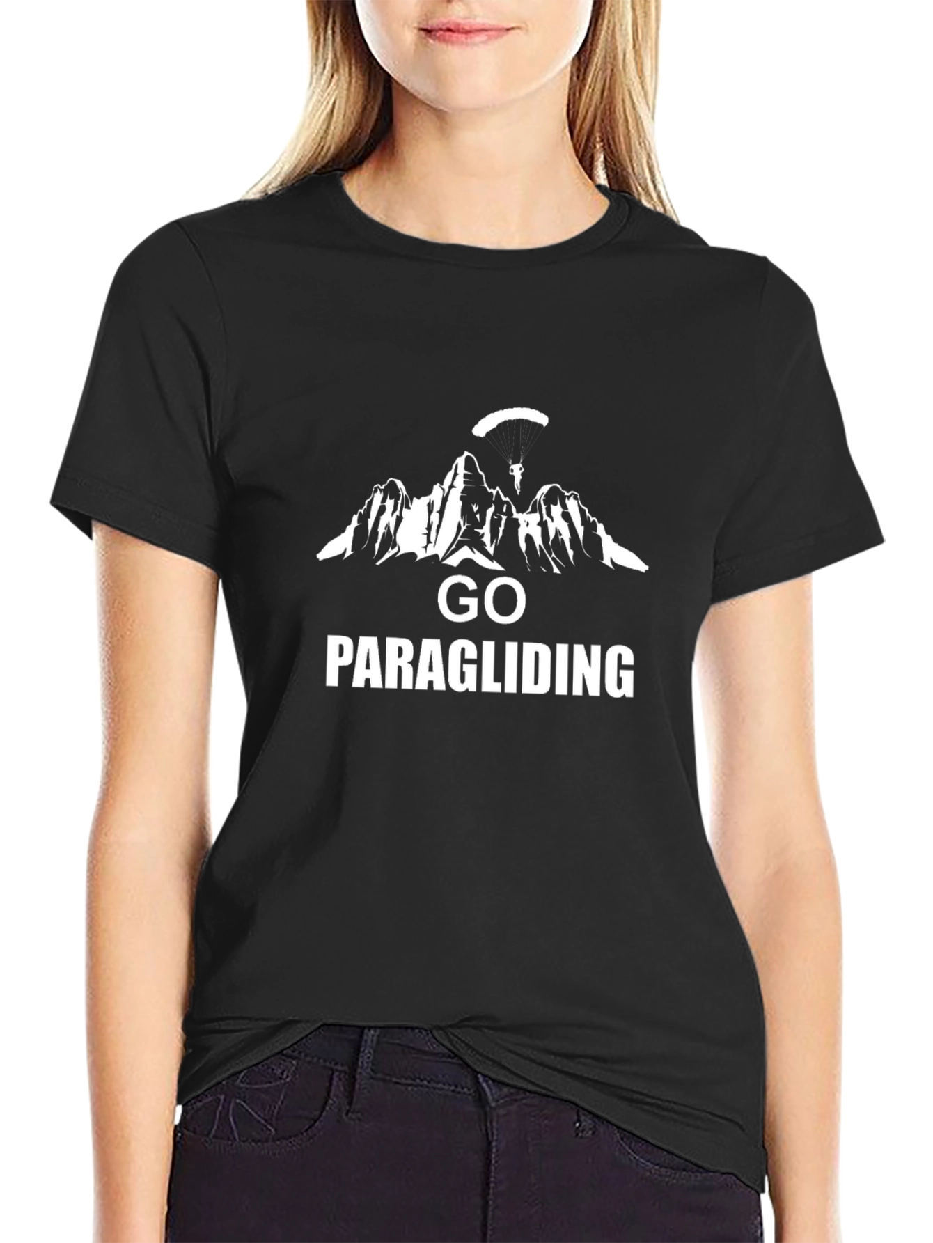 Go Paragliding T-Shirt - Mountain Adventure Tee