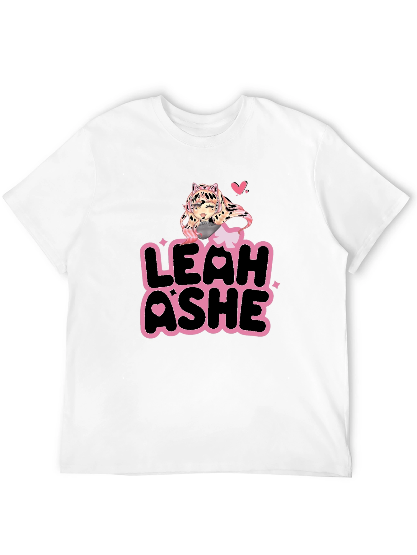 Leah Ashe Black T-Shirt - Fan Merchandise