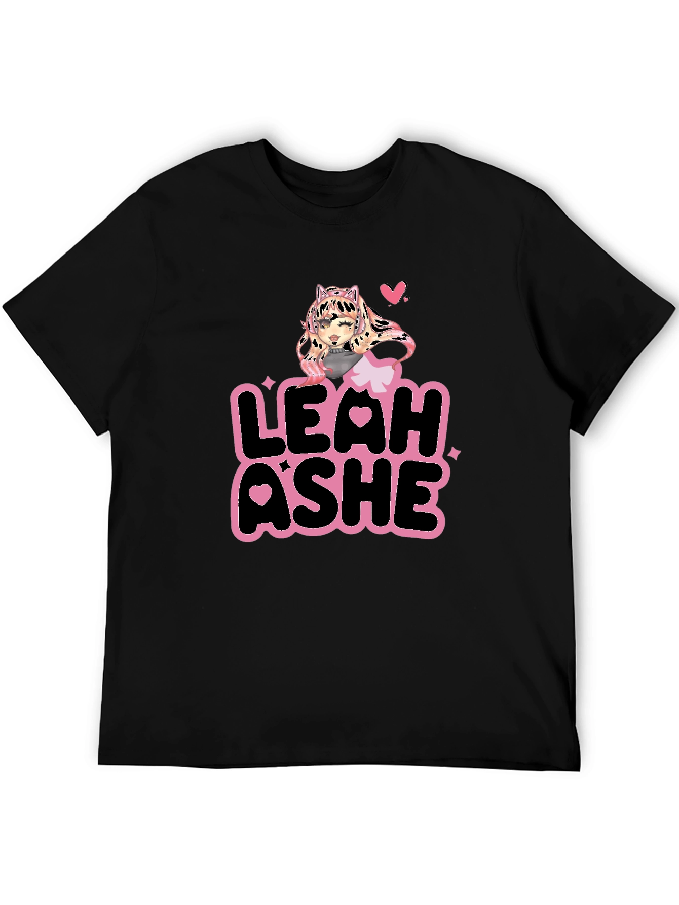 Leah Ashe Black T-Shirt - Fan Merchandise