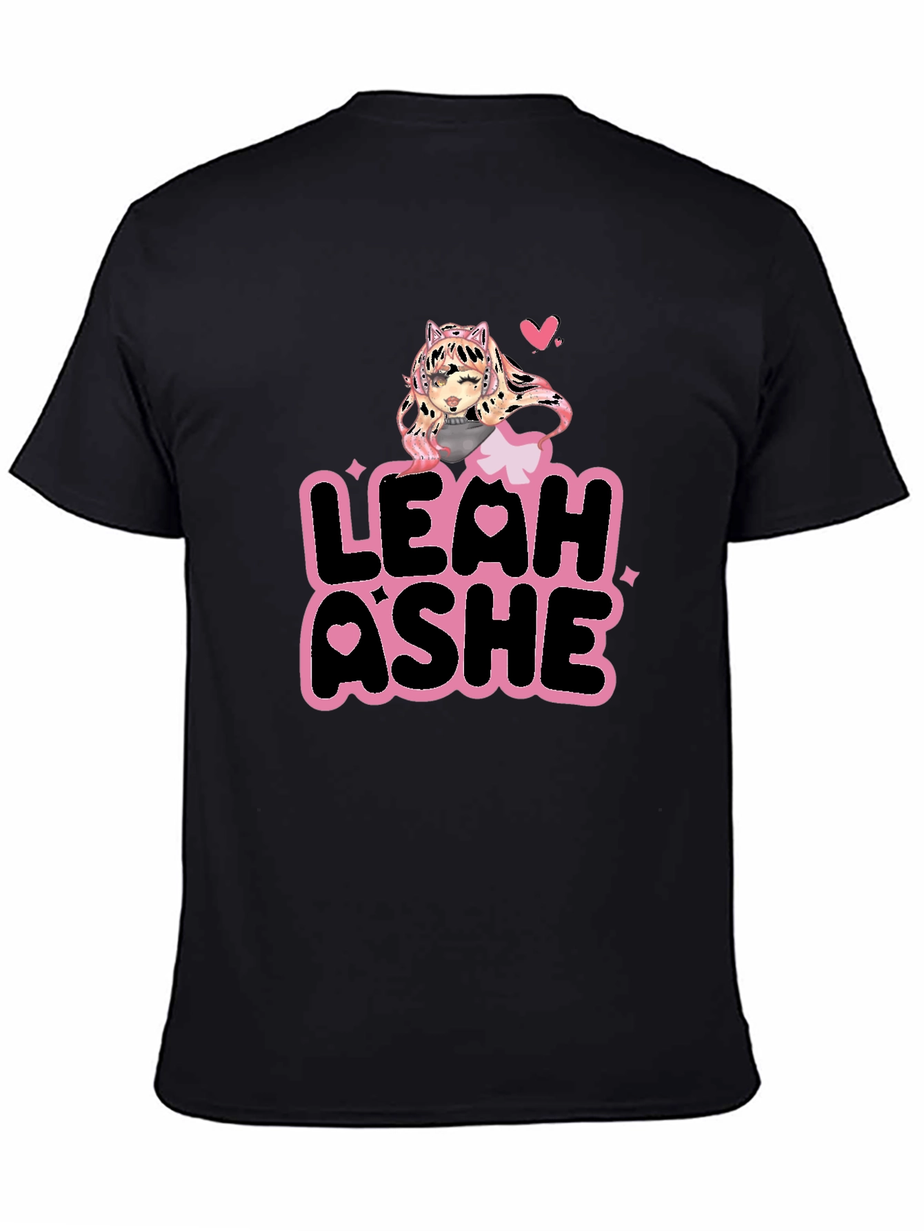 Leah Ashe Black T-Shirt - Fan Merchandise
