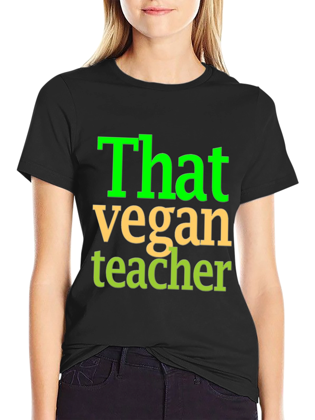 That Vegan Teacher Graphic Tee Shirt