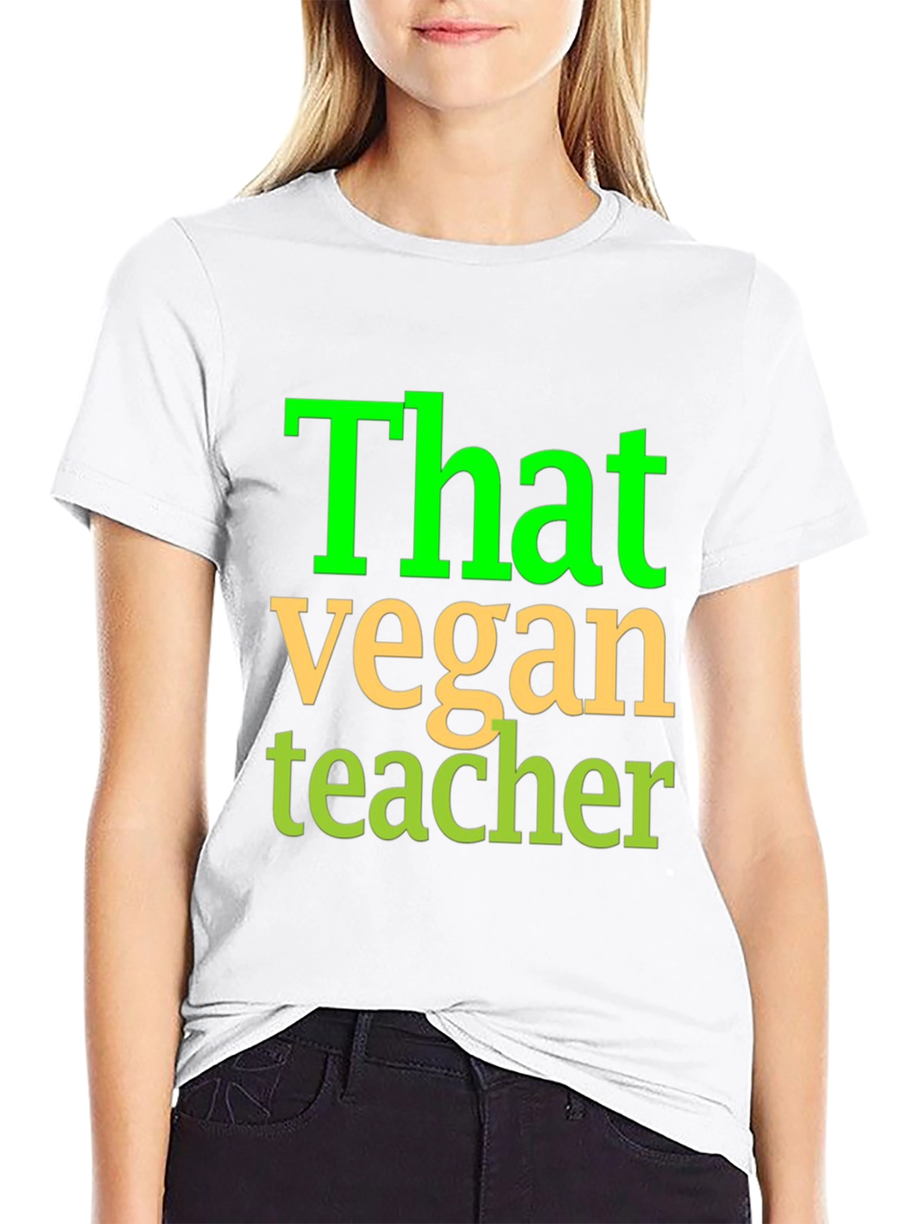 That Vegan Teacher Graphic Tee Shirt