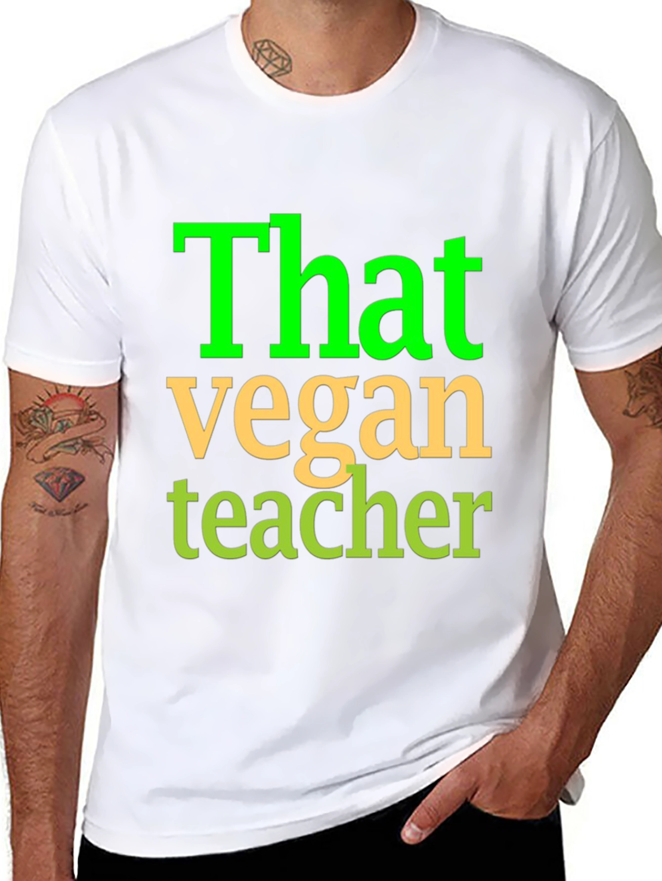 That Vegan Teacher Graphic Tee Shirt