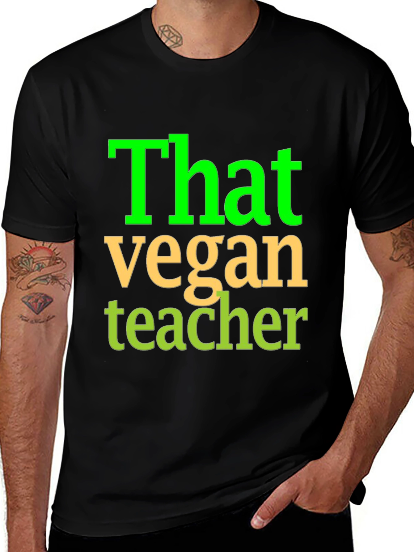 That Vegan Teacher Graphic Tee Shirt